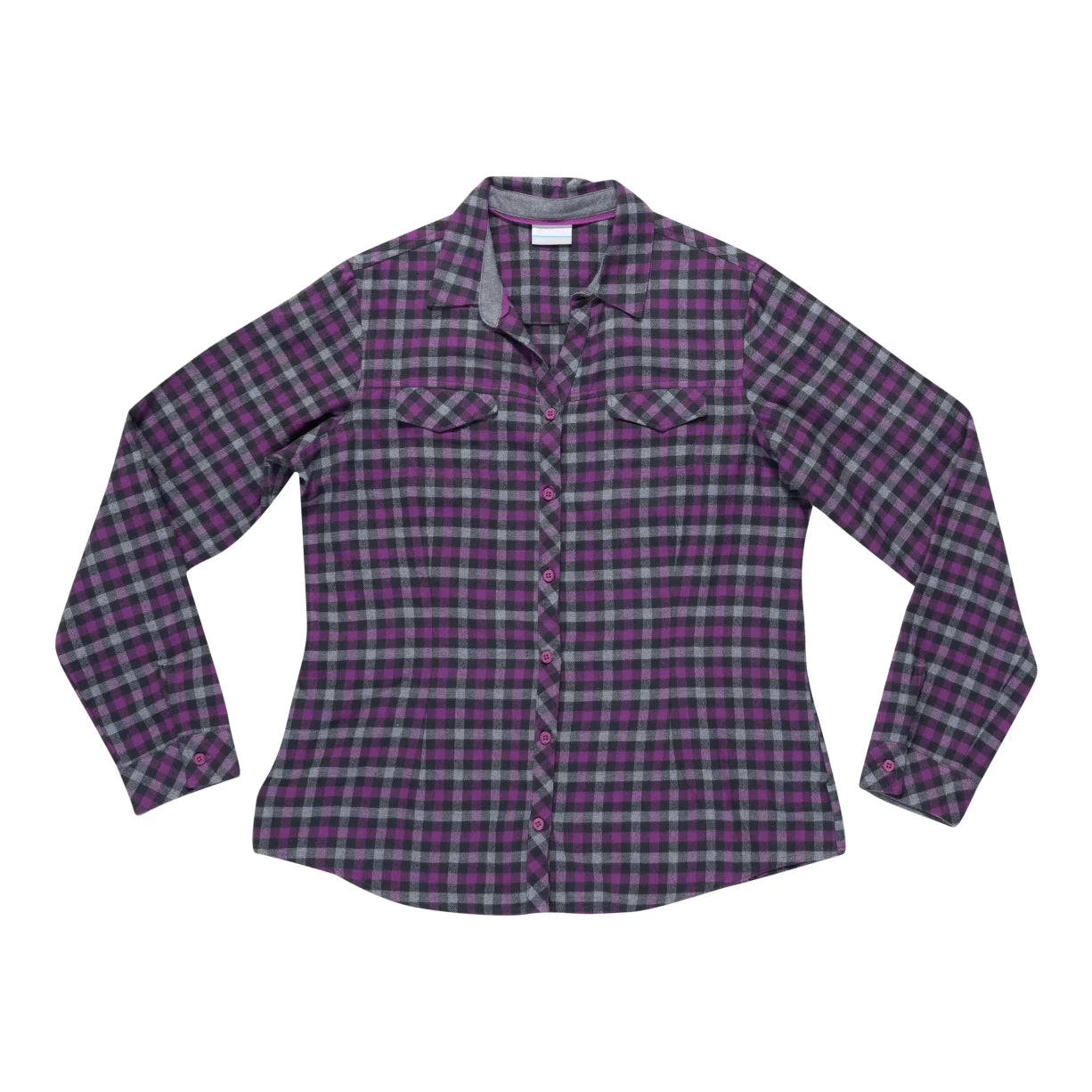 Columbia Columbia Flannel Shirt - Women's-- Collared T-Shirt Boat Neck A-Line