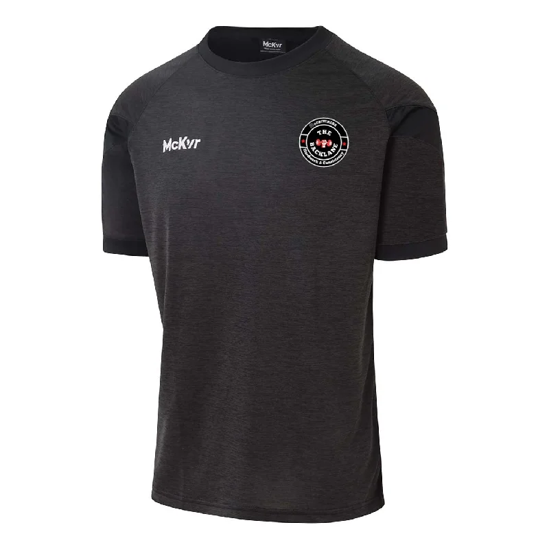 Mc Keever DB Fitness Core 22 T-Shirt - Adult - Black-- Hooded Caped Shawl Collar