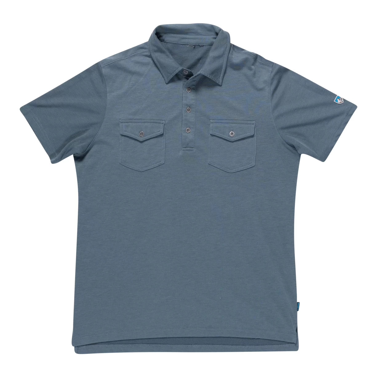 KUHL Polo Shirt - Women's-- Denim Fabric Leather Fabric Suede Fabric