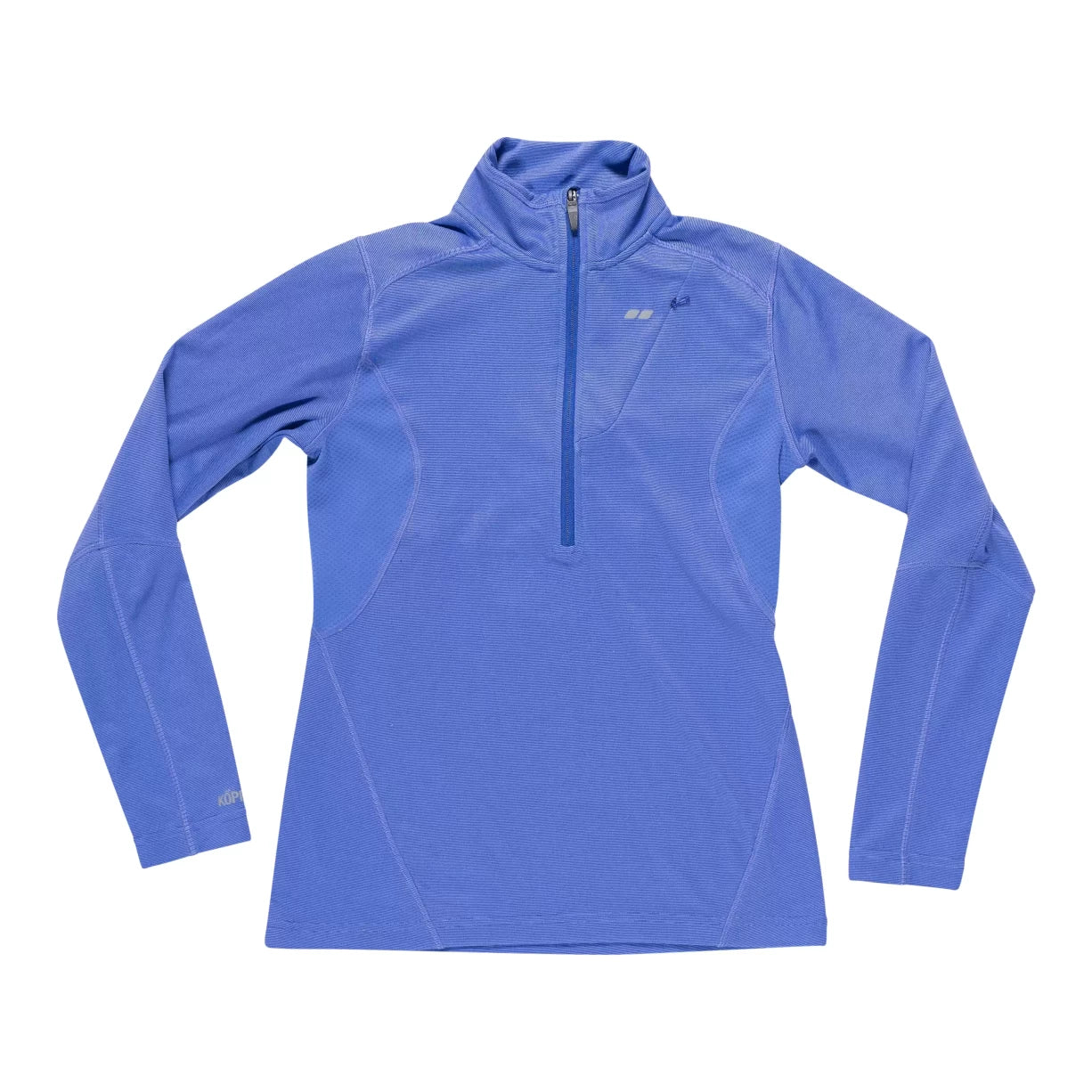 Koppen Quarter Zip Shirt - Women's-- Spandex Blend Rayon Blend Denim Blend