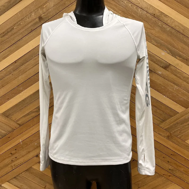Columbia- PFG Long Sleeve Shirt - MSRP $65: White-women-SM-- Cashmere Blend Cotton Blend Poly Blend Columbia- PFG Long Sleeve Shirt - MSRP $65: White-women-SM-- Cashmere Blend Cotton Blend Poly Blend