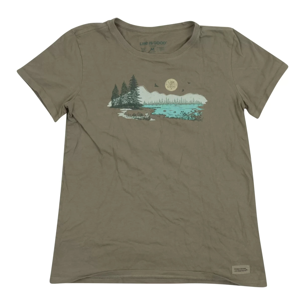 LIFE IS GOOD Graphic T-Shirt - Women's-- Spandex Blend Rayon Blend Denim Blend