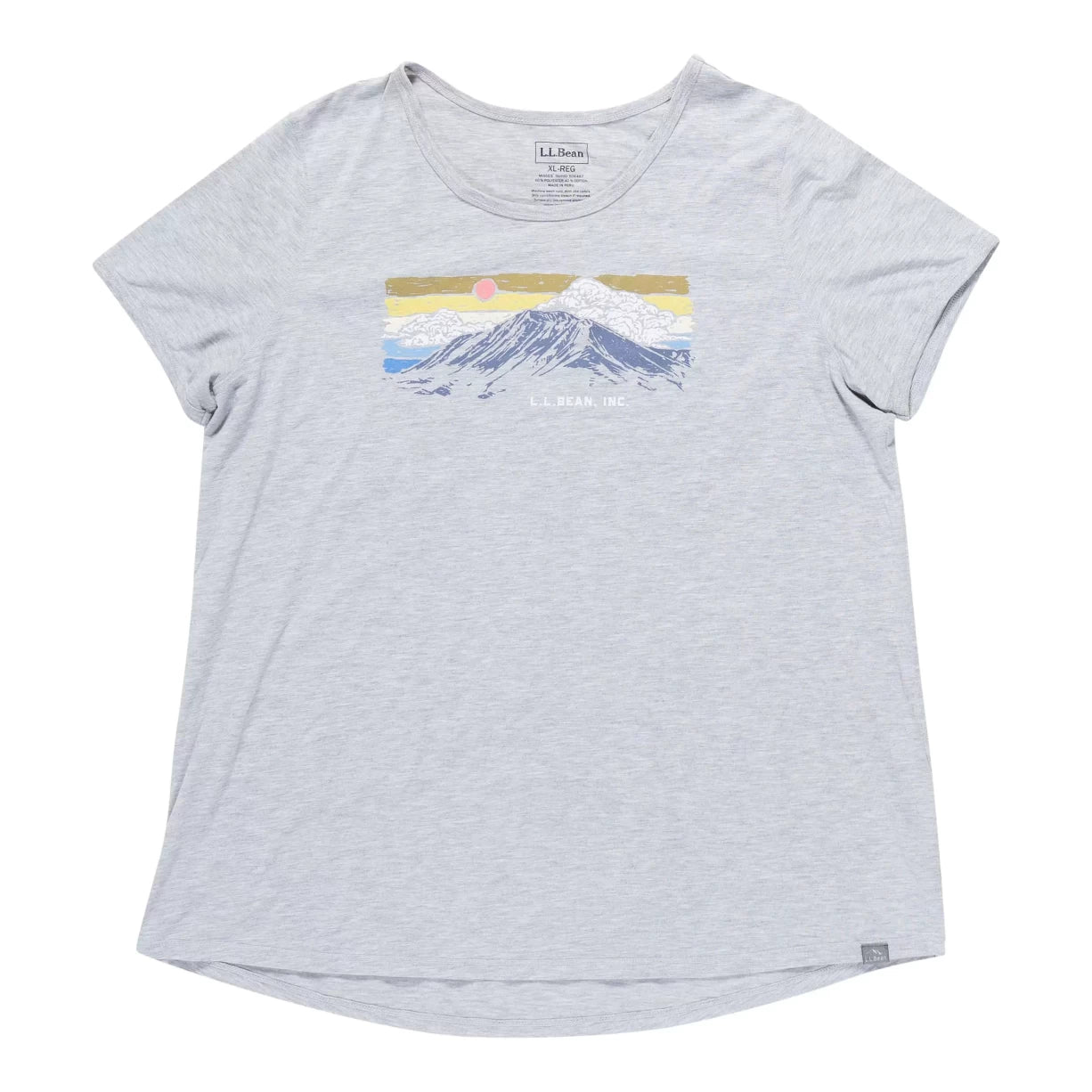 L.L.Bean Crew Neck Graphic T-Shirt - Women's-- Cozy Warm Stylish