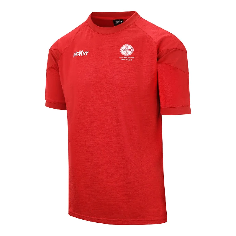 Mc Keever Glen Rovers GAA Watford Core 22 T-Shirt - Adult - Red-- Striped Floral Plaid Mc Keever Glen Rovers GAA Watford Core 22 T-Shirt - Adult - Red-- Striped Floral Plaid