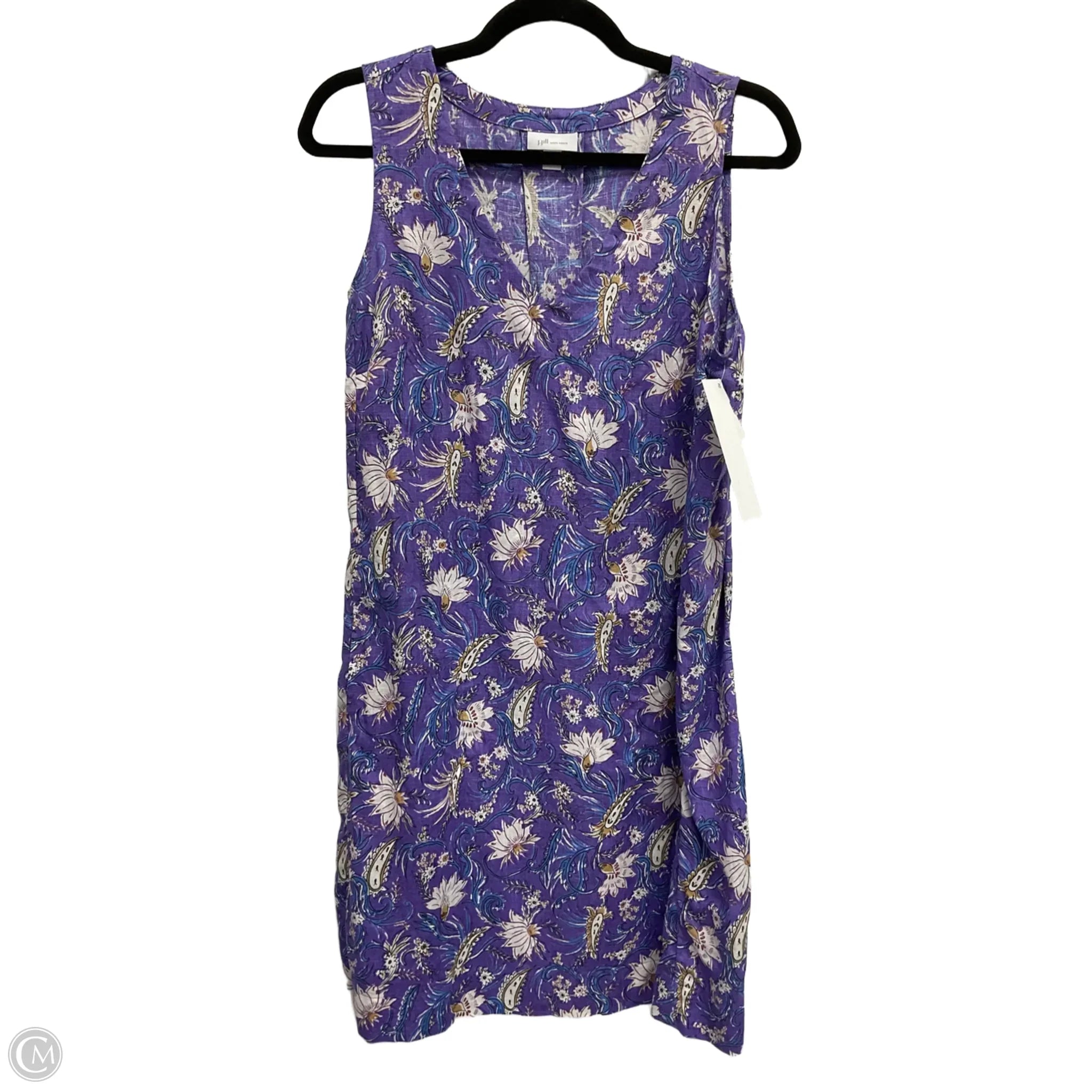 Dress Casual Midi By J. Jill In Floral Print, Size: Mp Tunics Office stylish