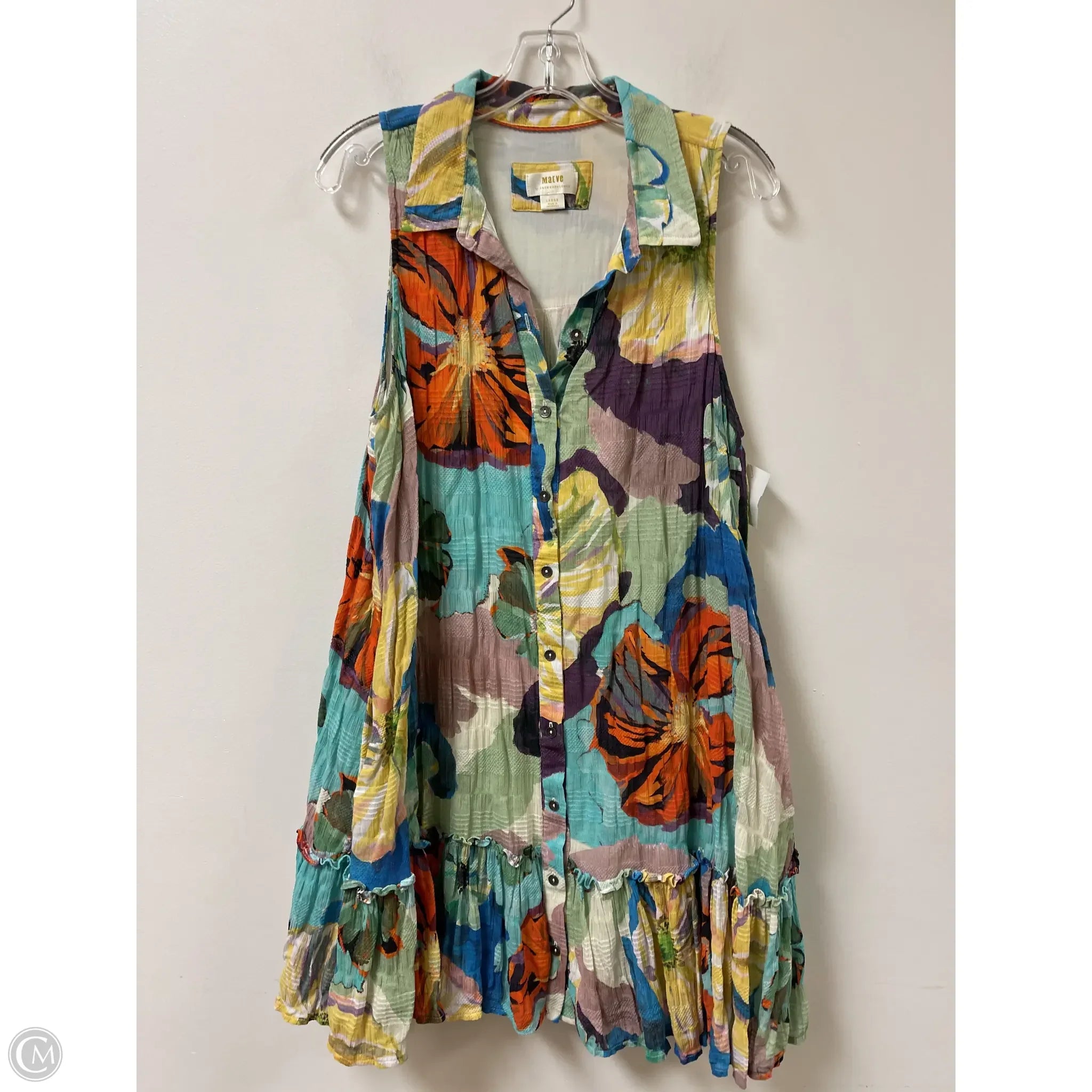 Dress Casual Short By Maeve In Multi-colored, Size: L Tunics Review highly