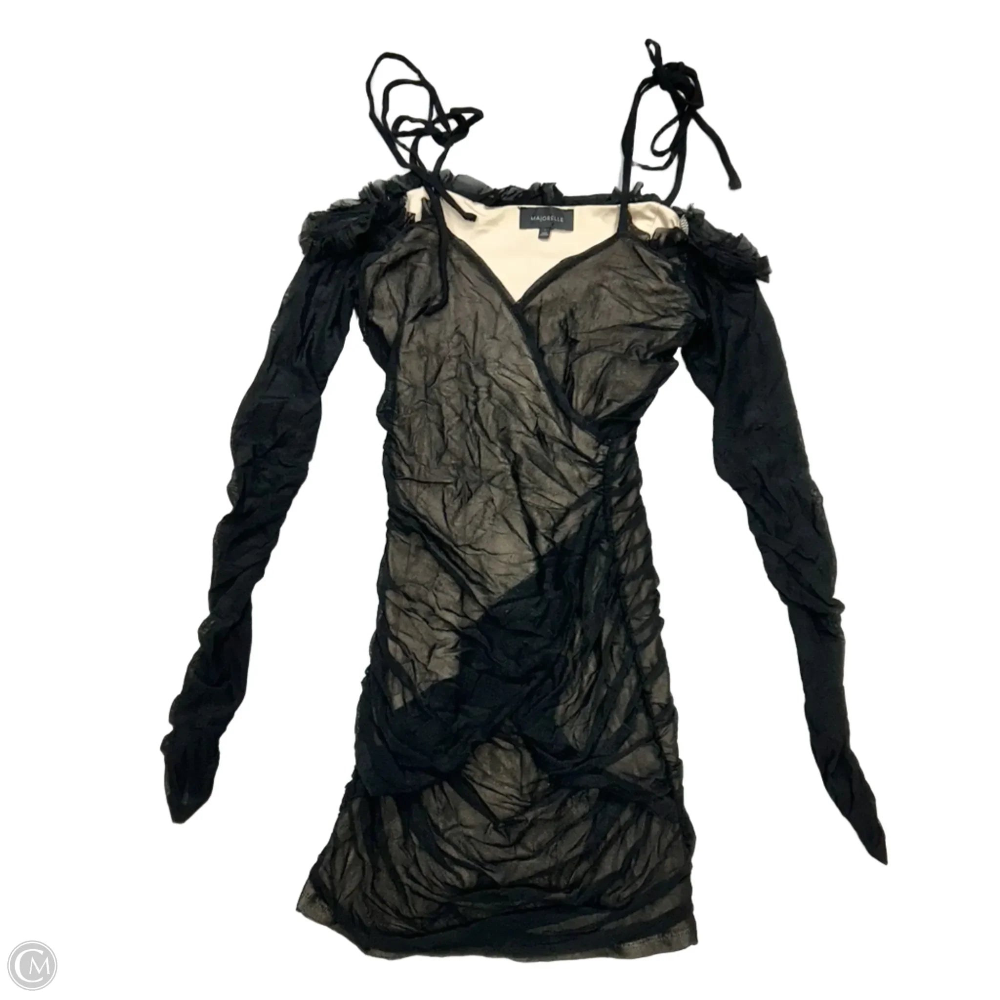 Dress Party Short By Majorelle In Black, Size: S Tunics Leisure comfortable