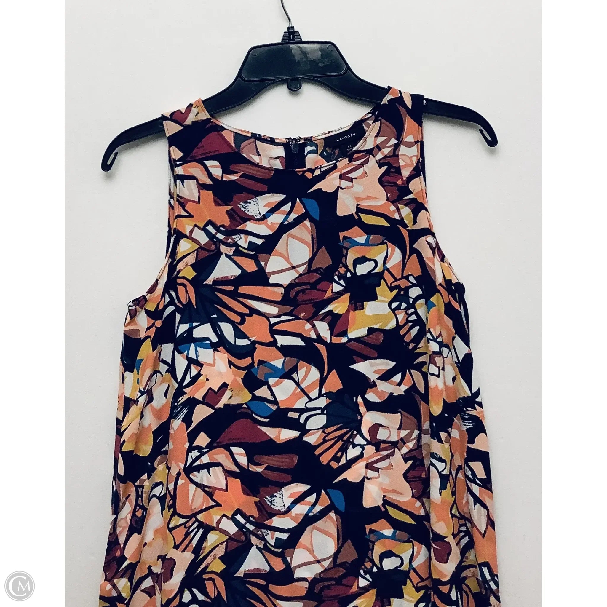 Dress Casual Short By Halogen In Multi-colored, Size: Xs Tunics Fashionable chic
