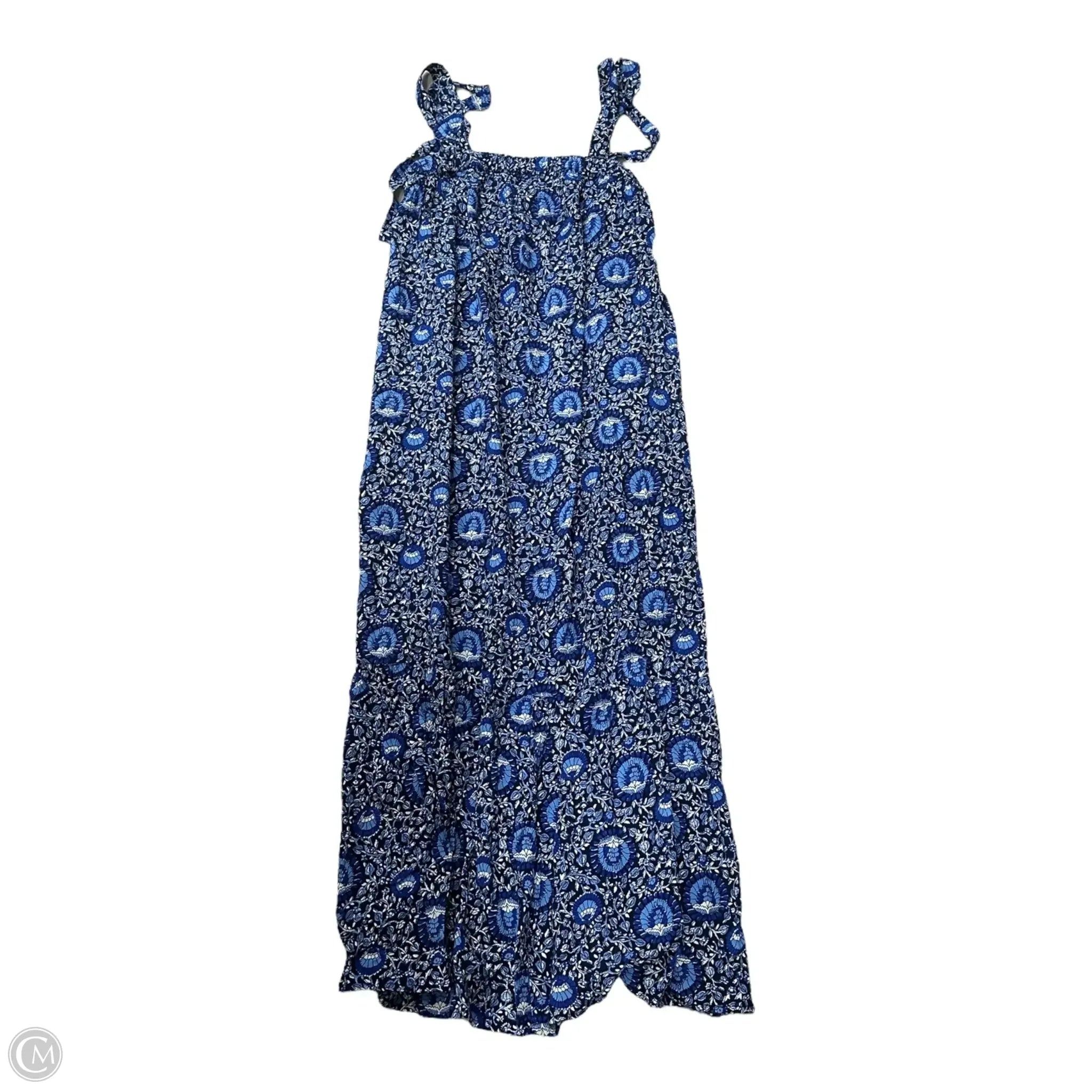 Dress Casual Maxi By Old School In Blue & White, Size: Xs Tunics Mesh breathable