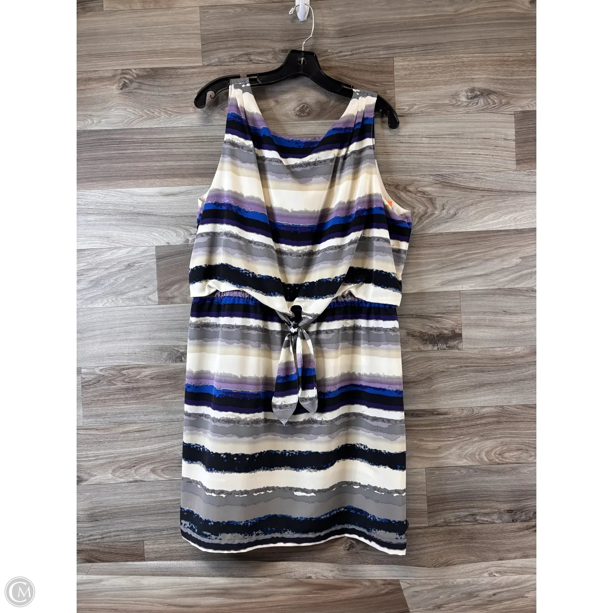 Dress Casual Midi By Daisy Fuentes In Multi-colored, Size: Xl Tunics stripes playful Dress Casual Midi By Daisy Fuentes In Multi-colored, Size: Xl Tunics stripes playful