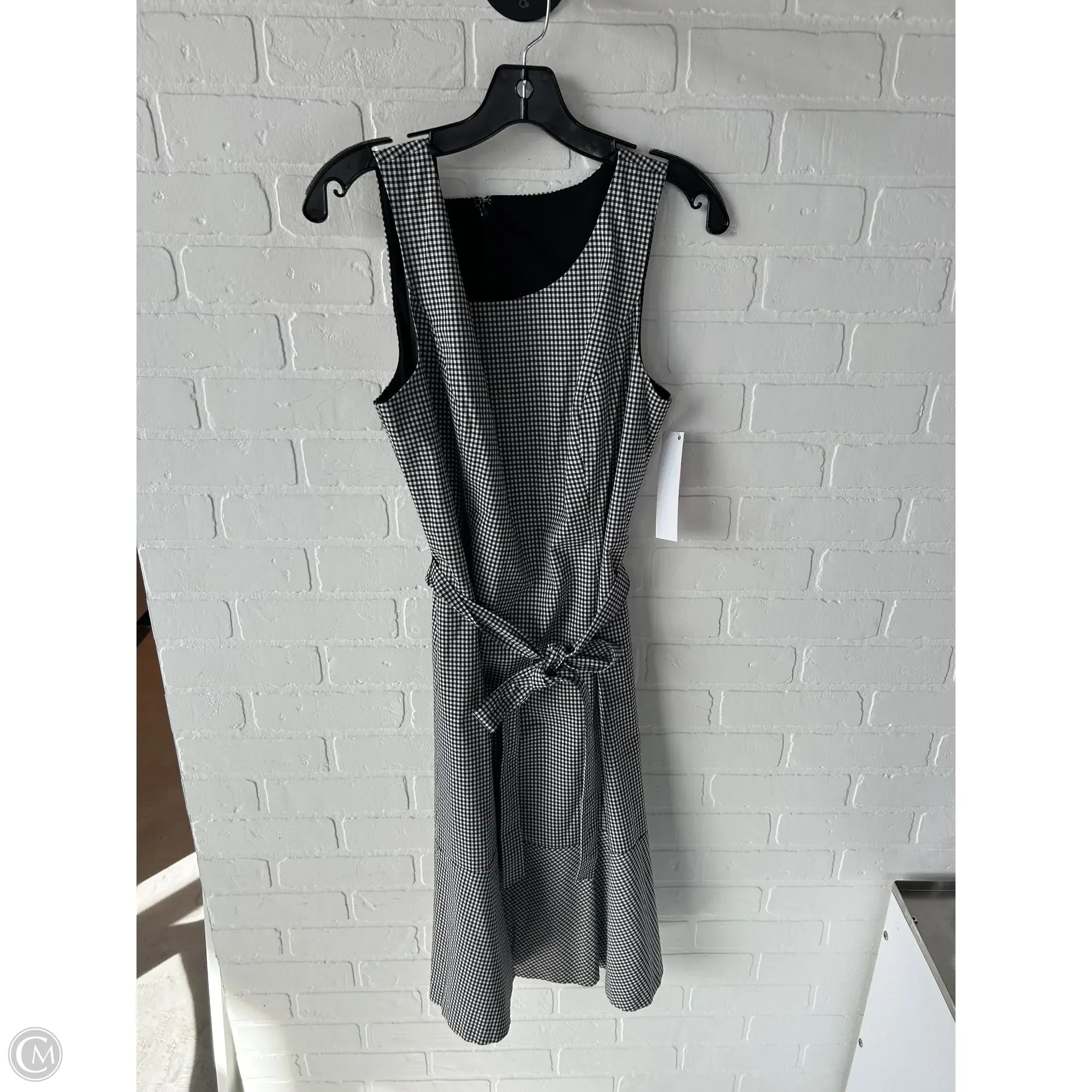 Dress Work By Talbots In Black & White, Size: L Tunics Seasonal trendy
