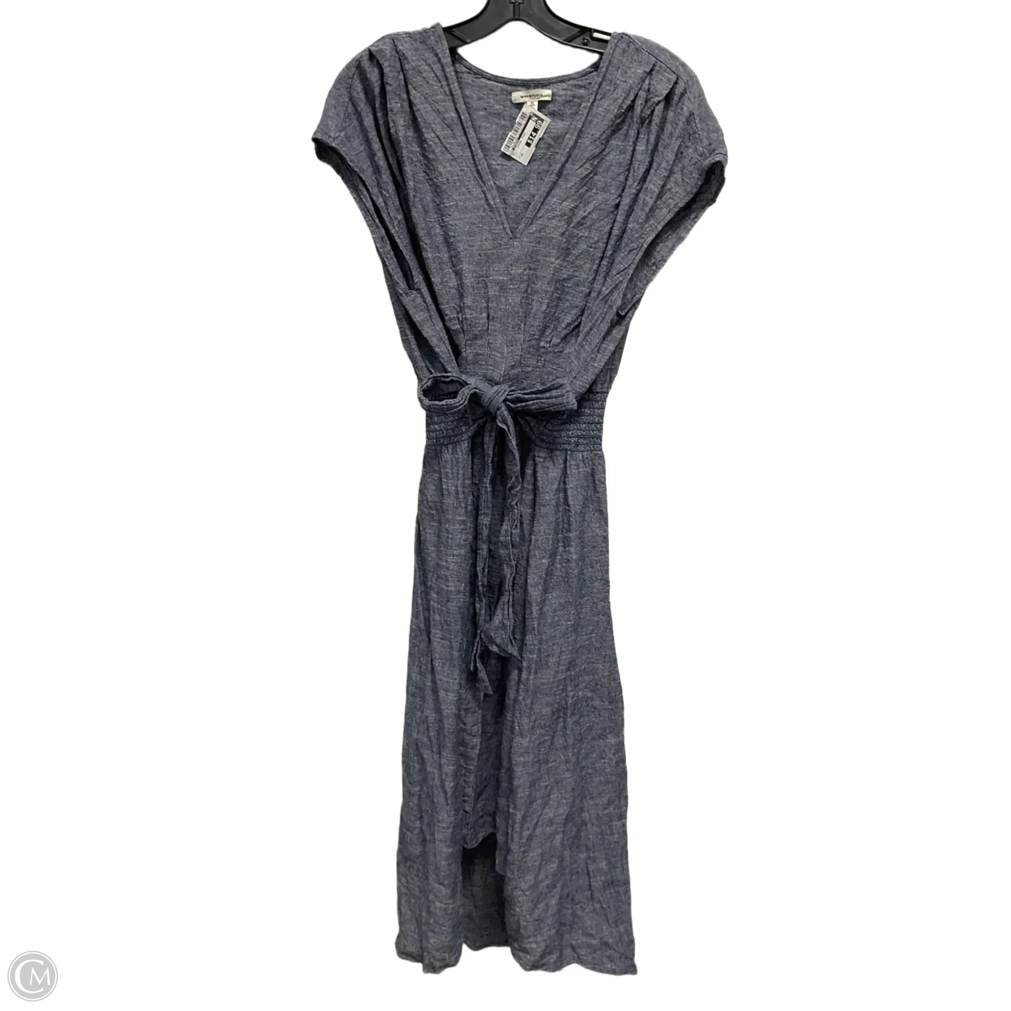 Dress Casual Midi By Max Studio In Blue, Size: Xl Tunics Short Trendy