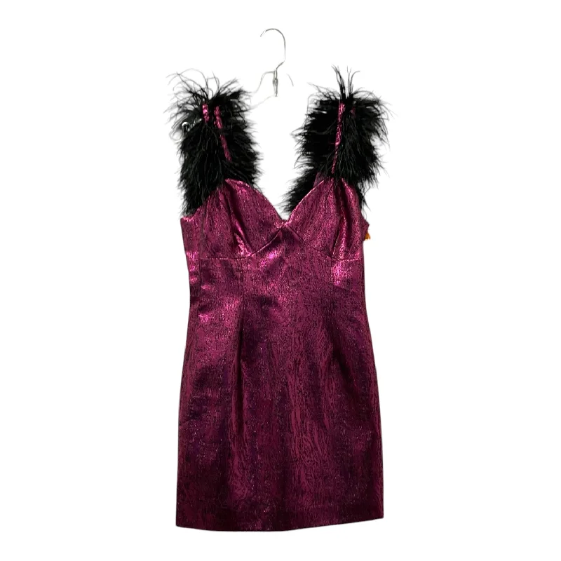 Dress Party Short By Karen Millen In Pink, Size:S Tunics Exclusive limited