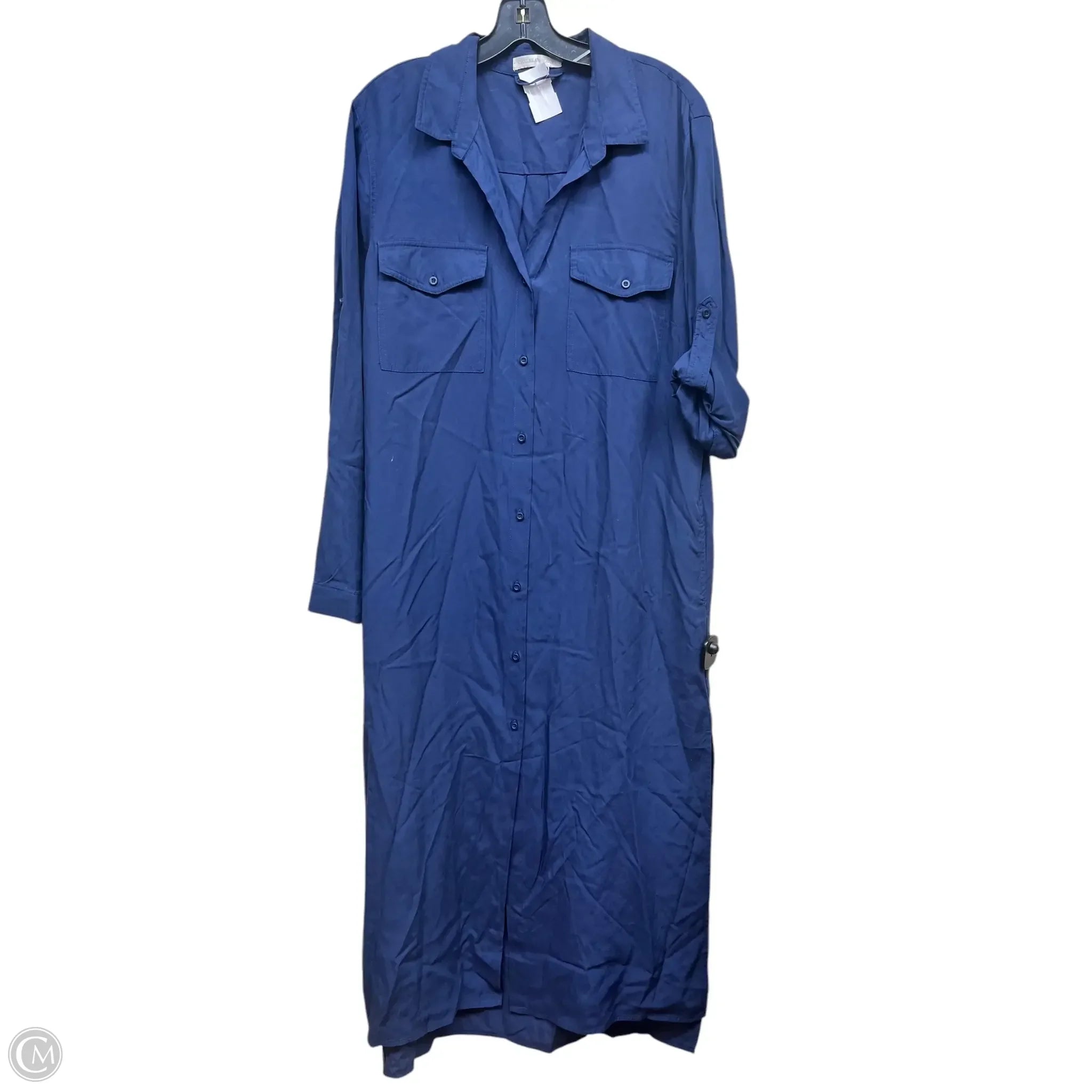 Dress Casual Maxi By Chelsea And Violet In Blue, Size: 0 Tunics Exclusive limited