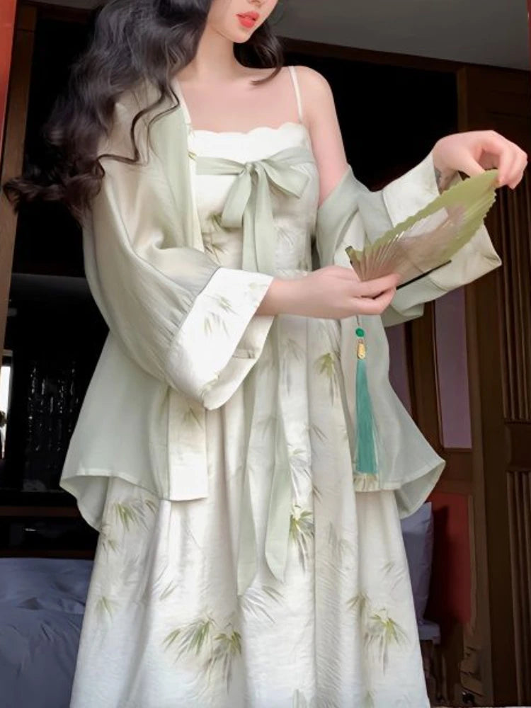 2024 Sexy Floral Strap Dress Women Elegant Vintage Party Long Fairy Dresses Female Korean Slim Sweet Evening Casual Dress Tunics Cozy soft 2024 Sexy Floral Strap Dress Women Elegant Vintage Party Long Fairy Dresses Female Korean Slim Sweet Evening Casual Dress Tunics Cozy soft