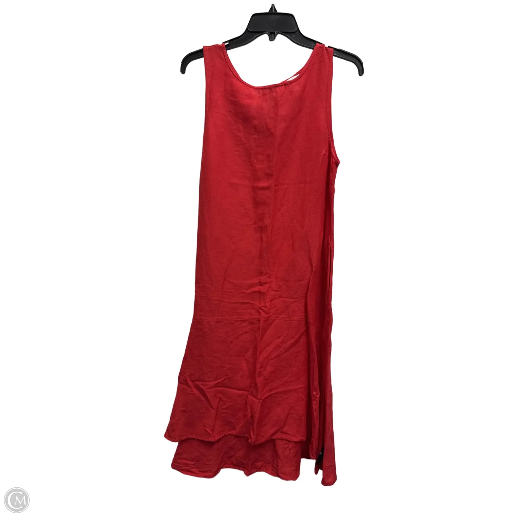 Dress Casual Midi By Tommy Bahama In Red, Size: M Tunics Winter warm