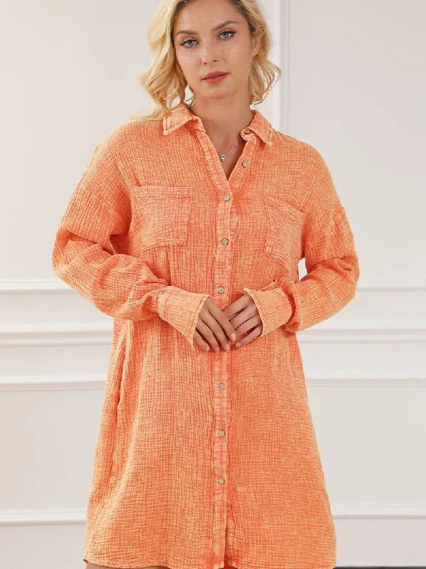 Button-Front Mini Dress Elegant Off-Shoulder Dress Mini
