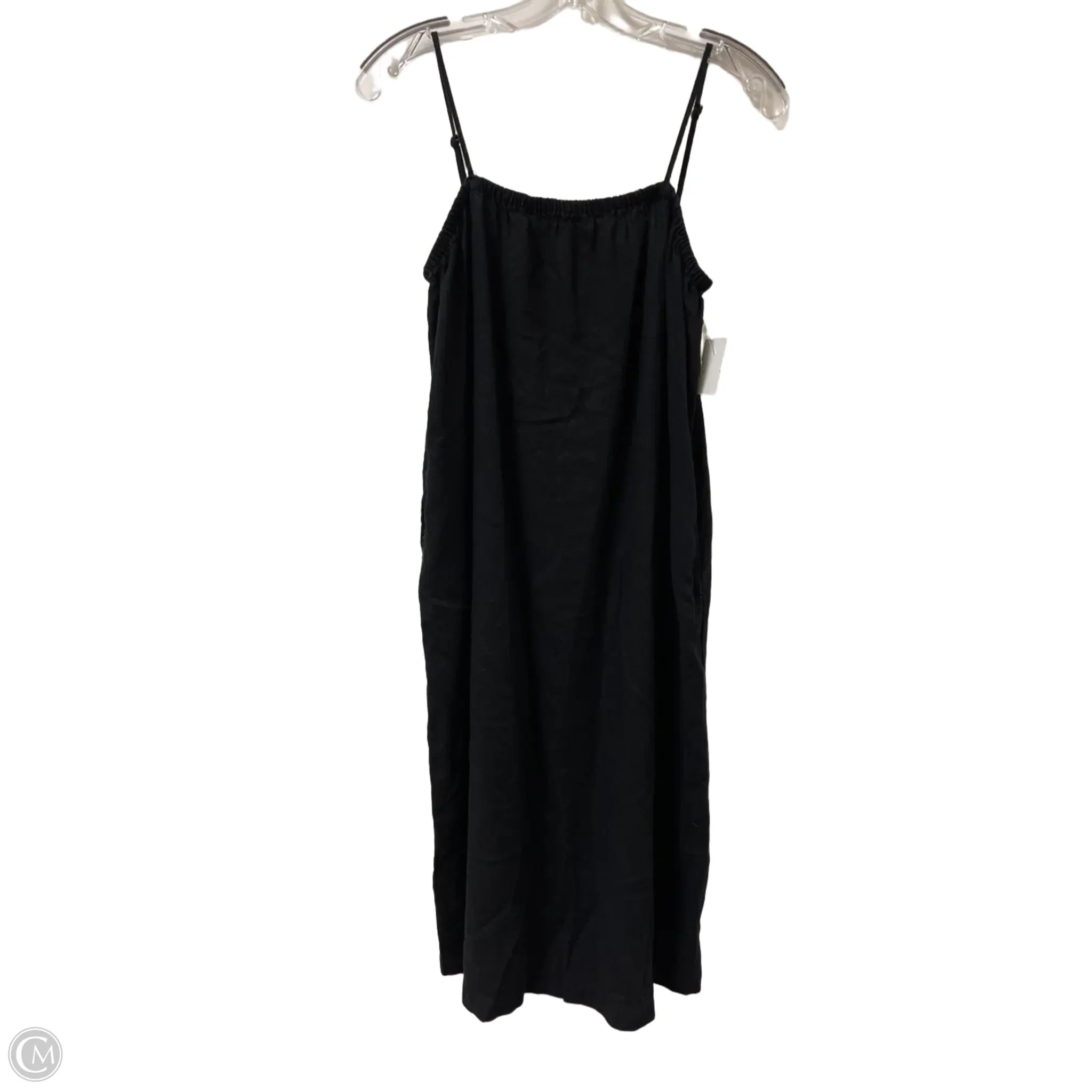 Dress Casual Midi By A New Day In Black, Size: Xs Tunics Silk luxurious