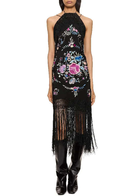 Flora Demi Couture Piano Shawl Halter Mini Dress Stylish Sweetheart Mini Dress