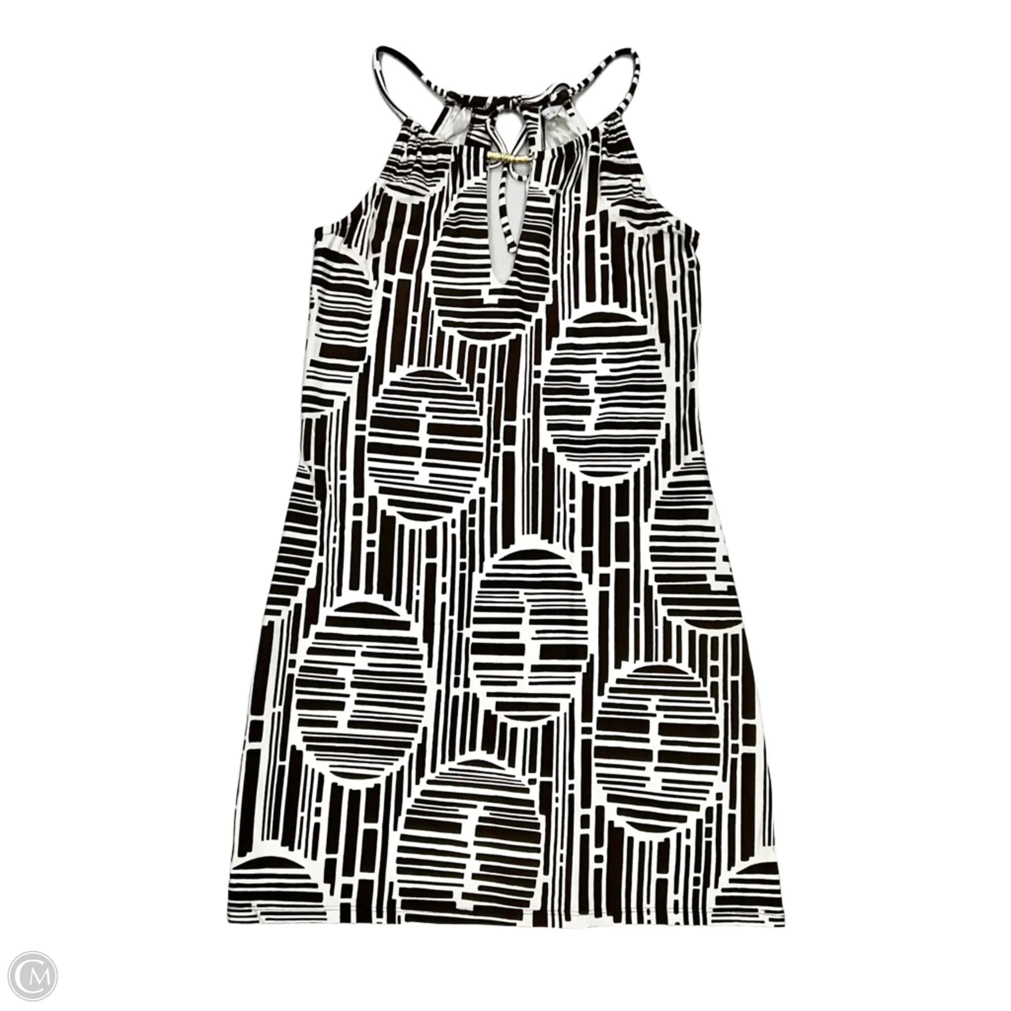 Dress Casual Short By Trina Turk In Brown & White, Size: M Tunics Exclusive limited