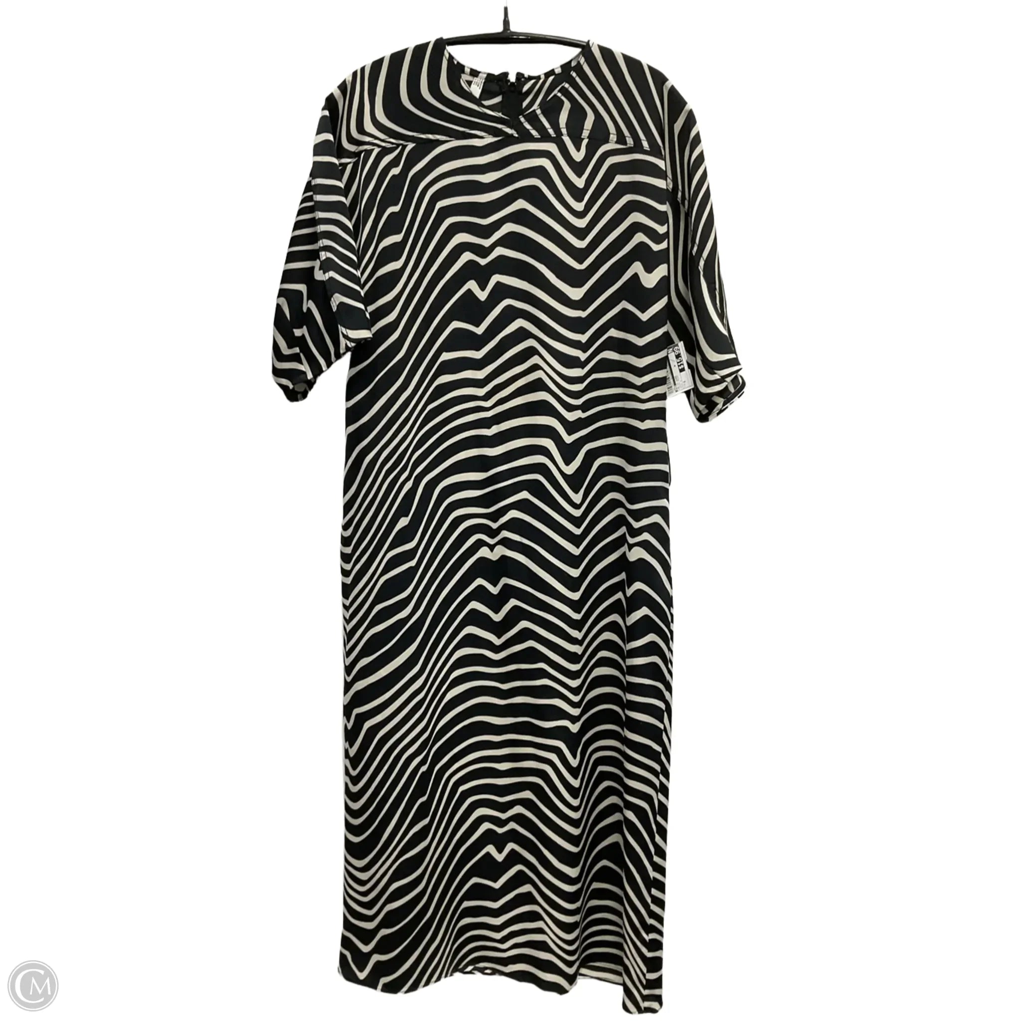Dress Work By Mng In Zebra Print, Size: S Halter Neckline Beach