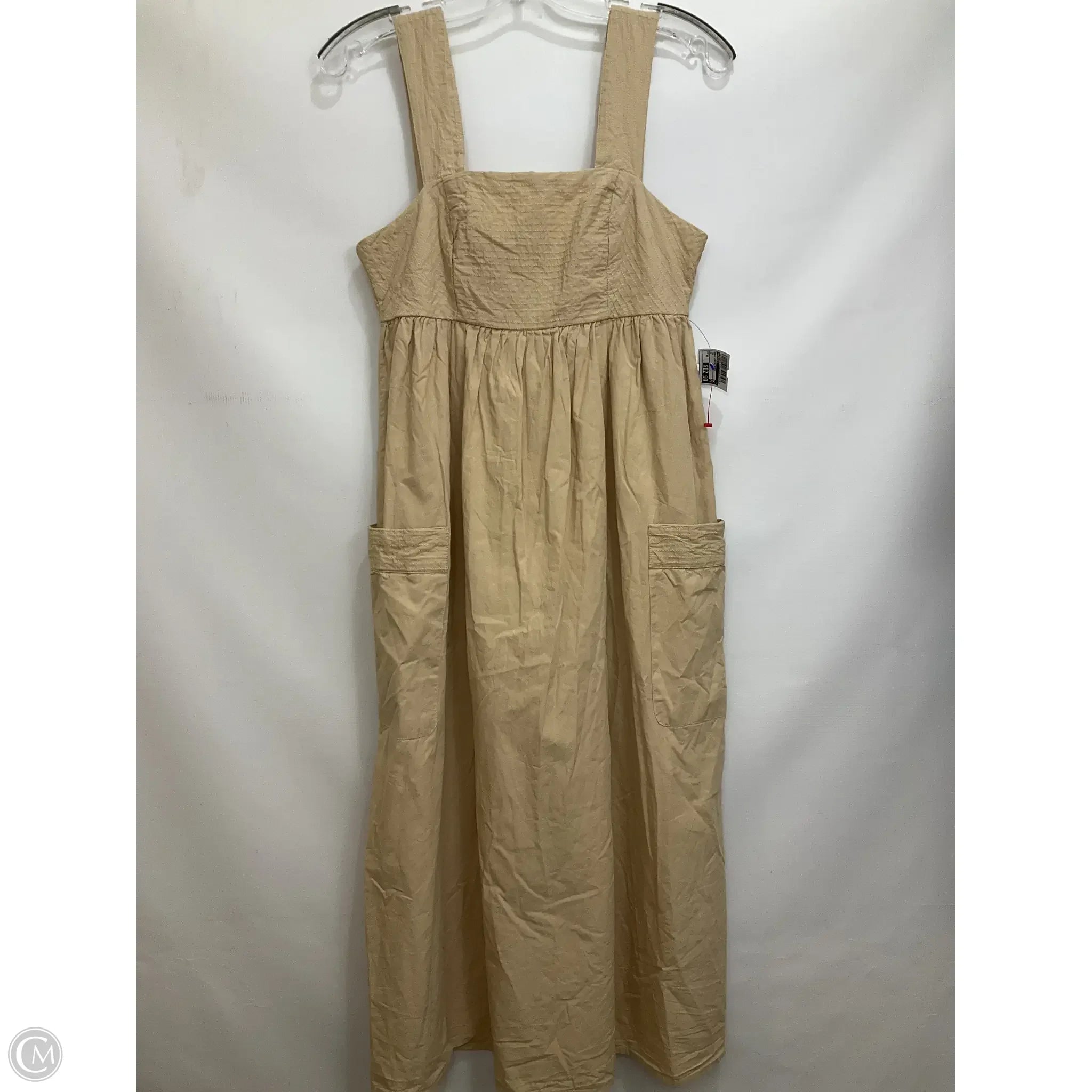 Dress Casual Midi By Maurices In Tan, Size: Xs Tunics Party sparkling