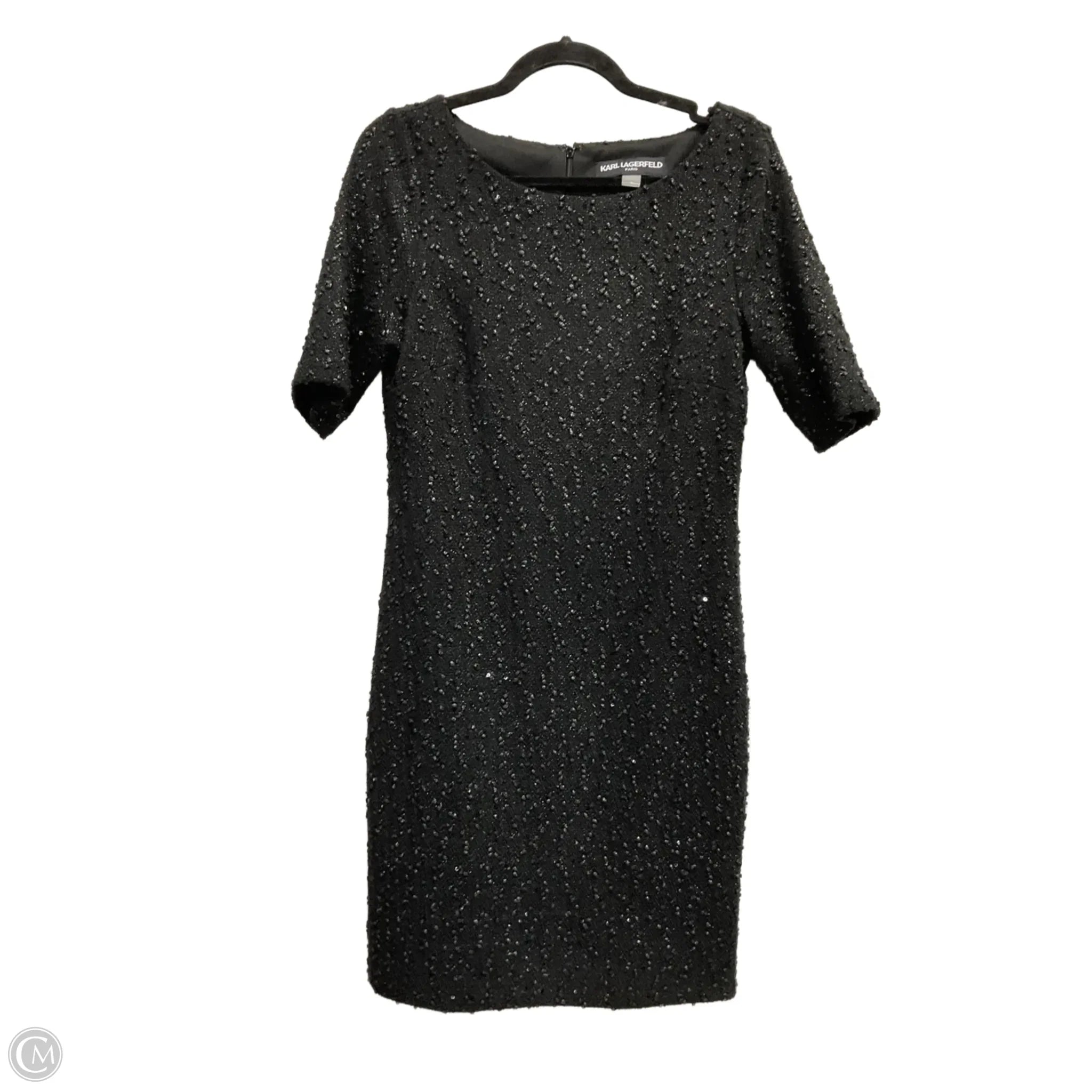 Dress Designer By Karl Lagerfeld In Black, Size: M Tunics Favorite customer