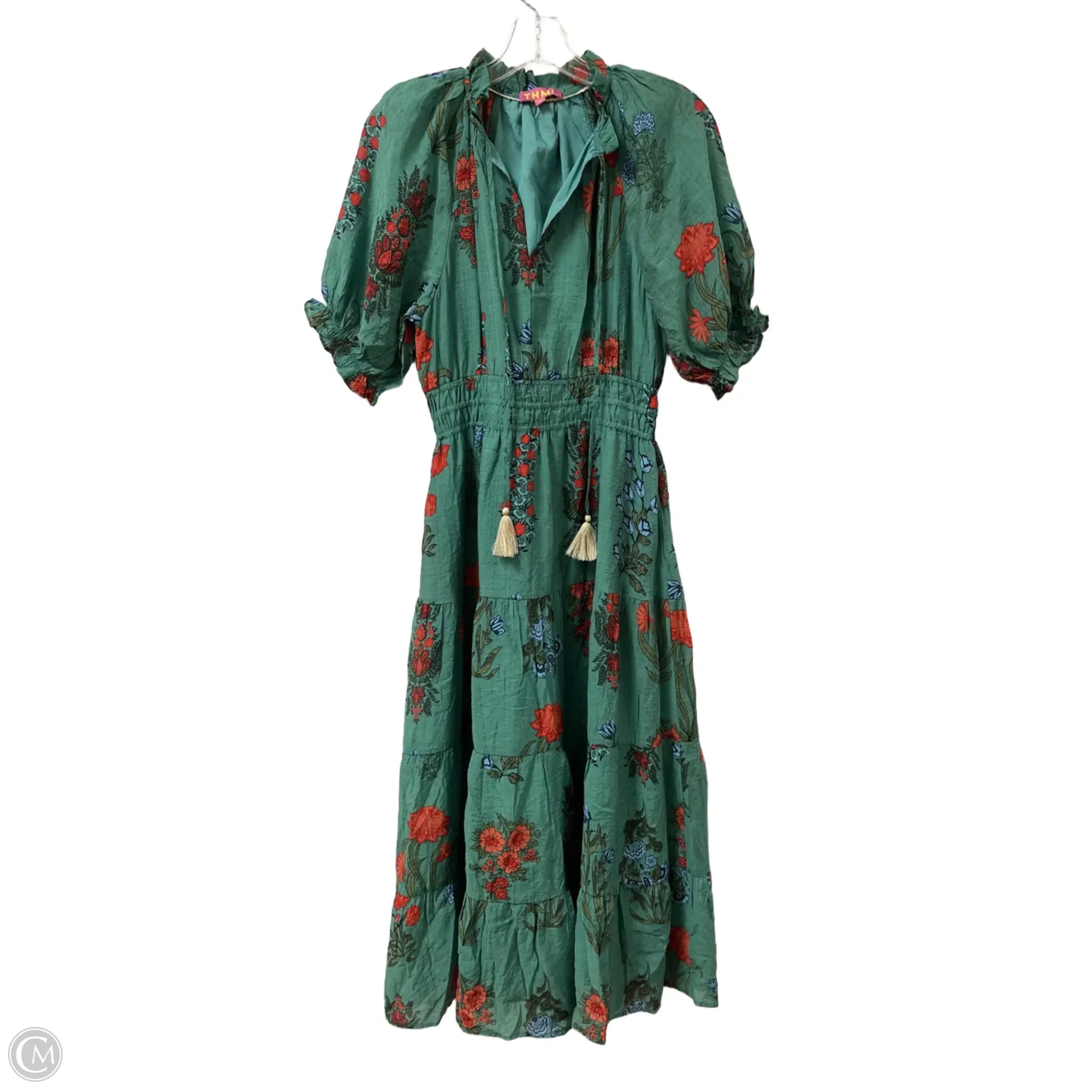 Dress Casual Maxi By Thml In Green, Size: S Tunics Chic fashionable