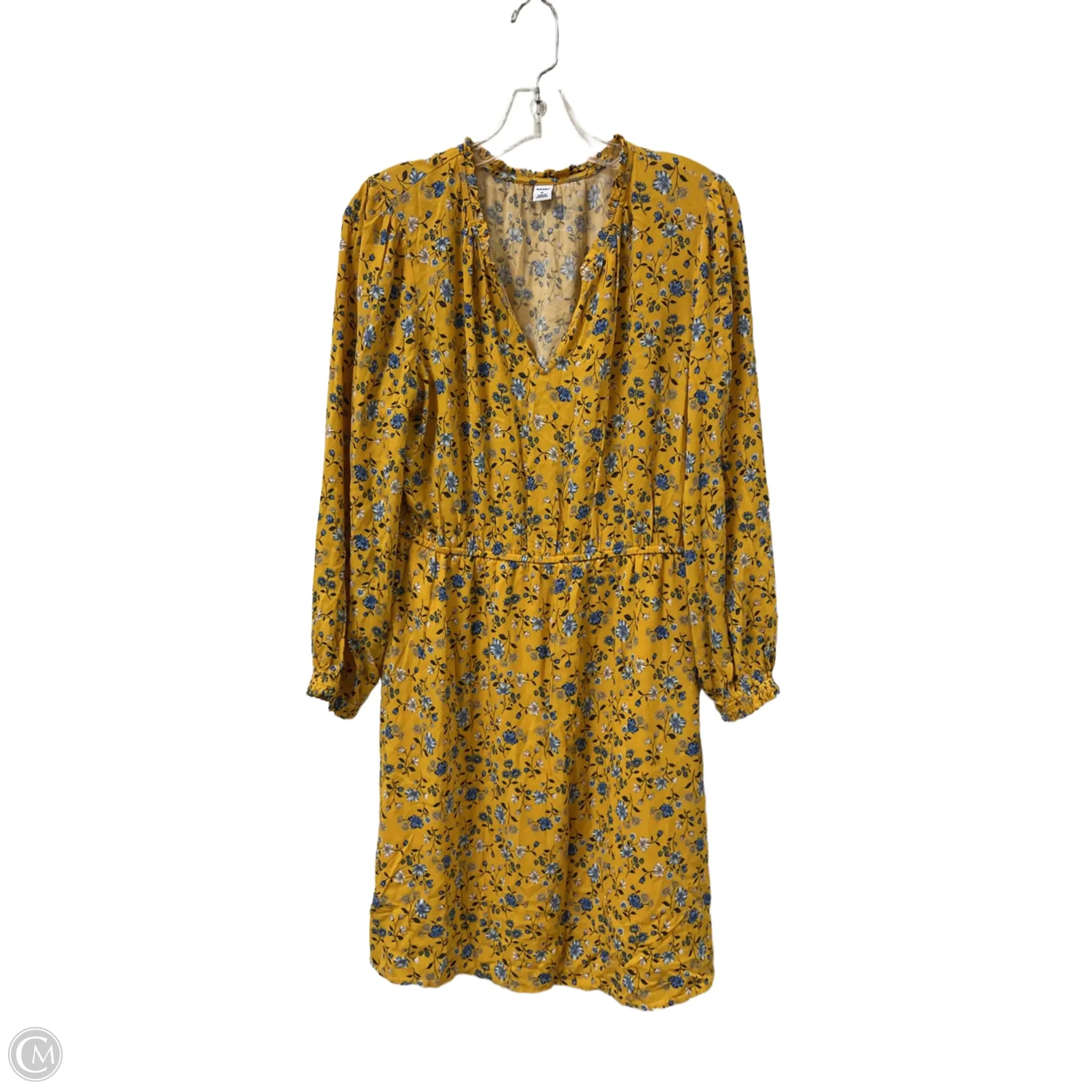 Dress Casual Short By Old Navy In Yellow, Size: M Tunics Formal black