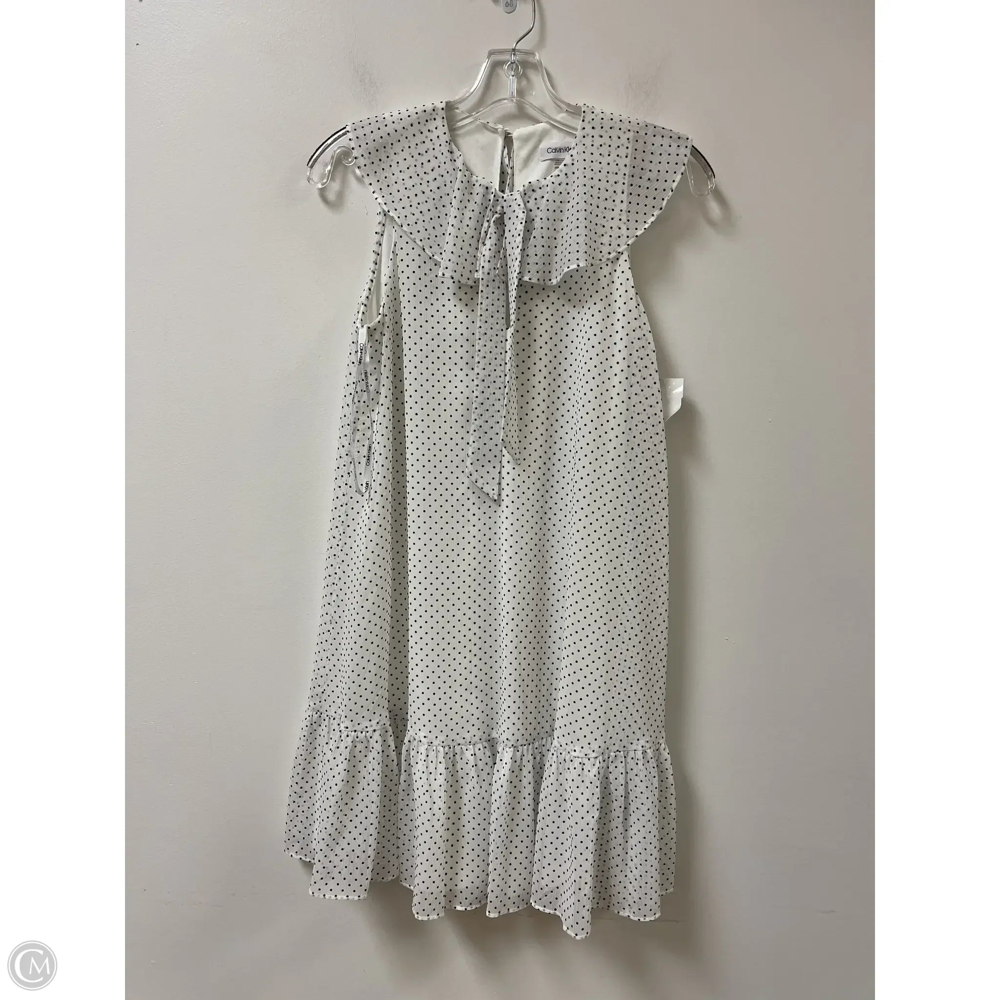 Dress Casual Midi By Calvin Klein In Polkadot Pattern, Size: S Tunics Luxurious high-end Dress Casual Midi By Calvin Klein In Polkadot Pattern, Size: S Tunics Luxurious high-end