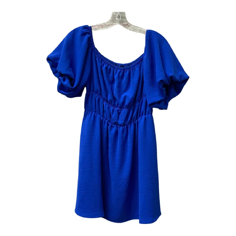 Dress Casual Short  In Blue, Size:S Tunics Sale discount