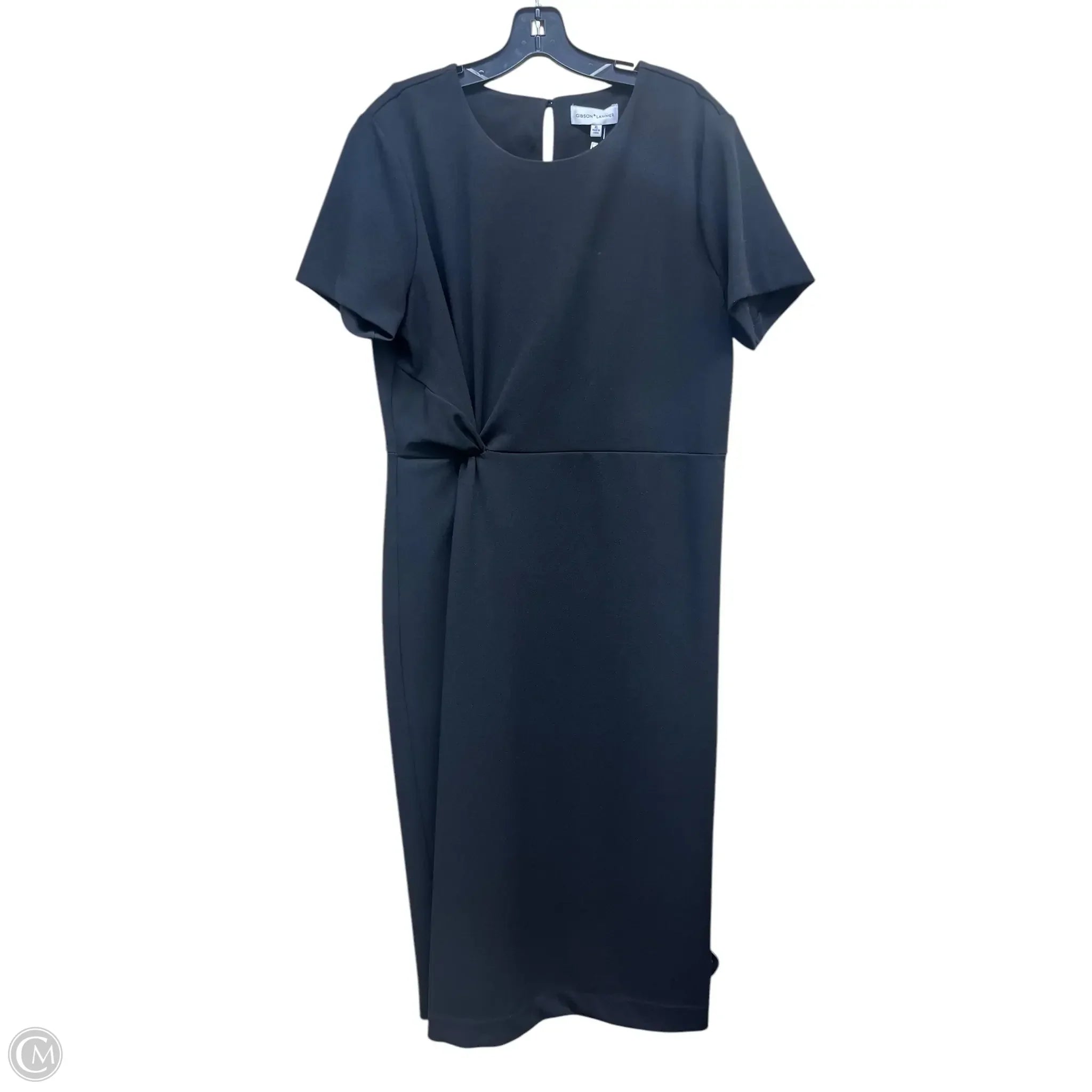Dress Casual Short By Gibson And Latimer In Black, Size: Xl Tunics Party sparkling