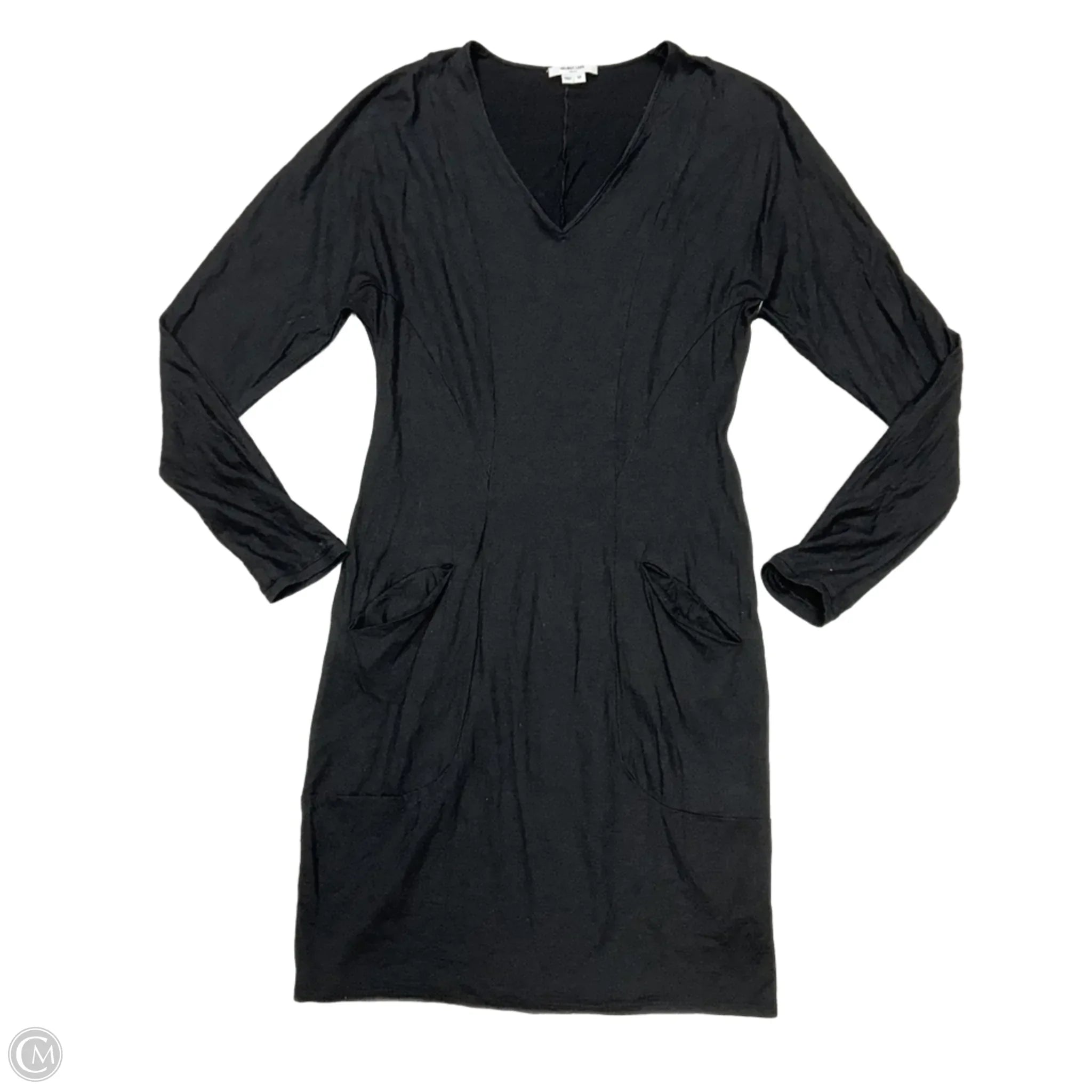 Dress Casual Midi By Helmut Lang In Black, Size: M Tunics Office stylish