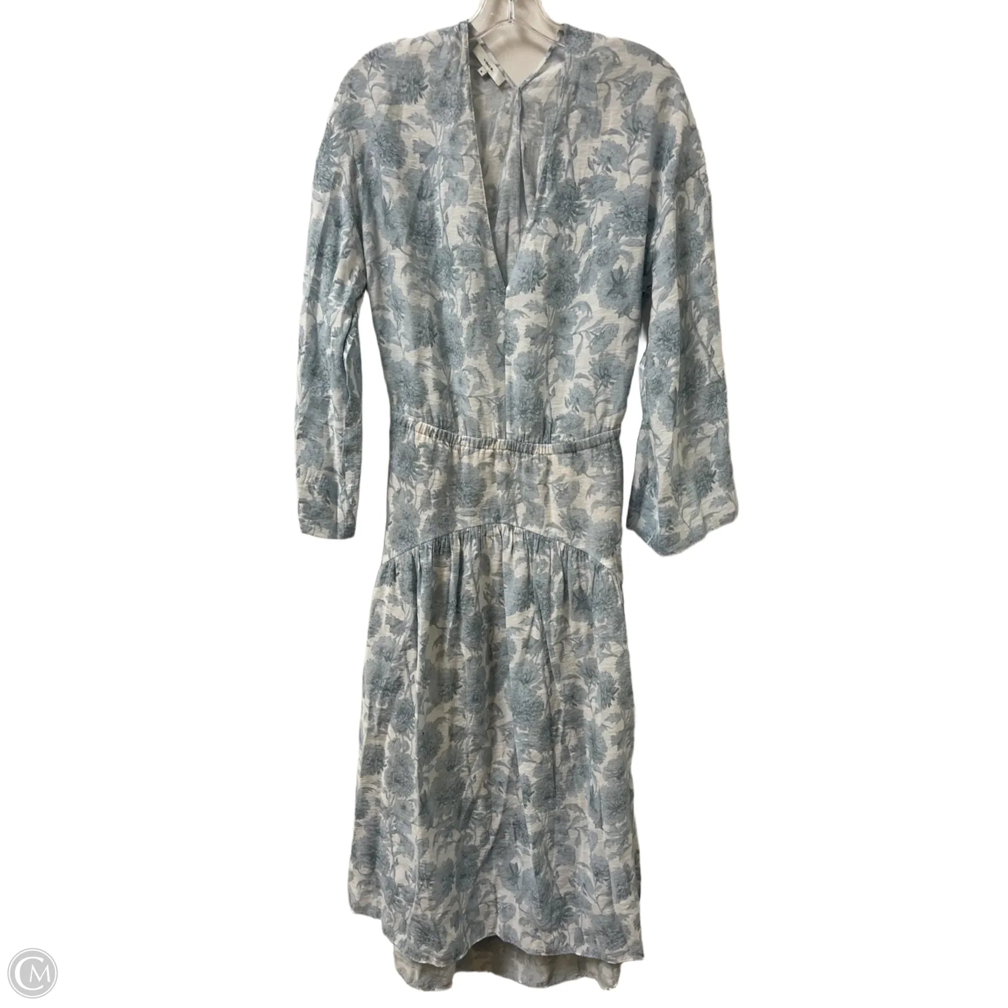 Dress Casual Maxi By Vince In Blue, Size: M Halter Neckline Beach