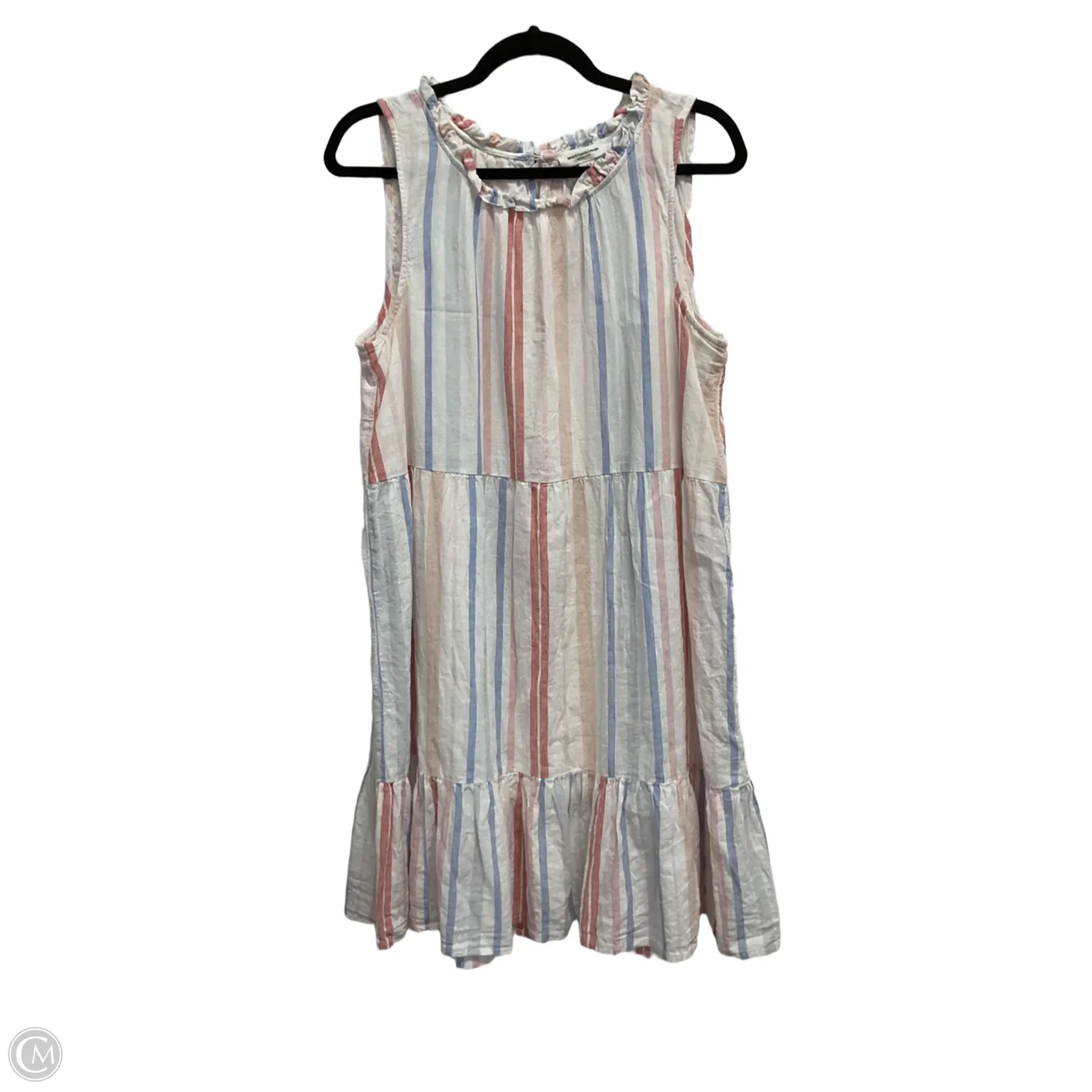 Dress Casual Midi By Beachlunchlounge In Striped Pattern, Size: L Tunics Velvet soft Dress Casual Midi By Beachlunchlounge In Striped Pattern, Size: L Tunics Velvet soft