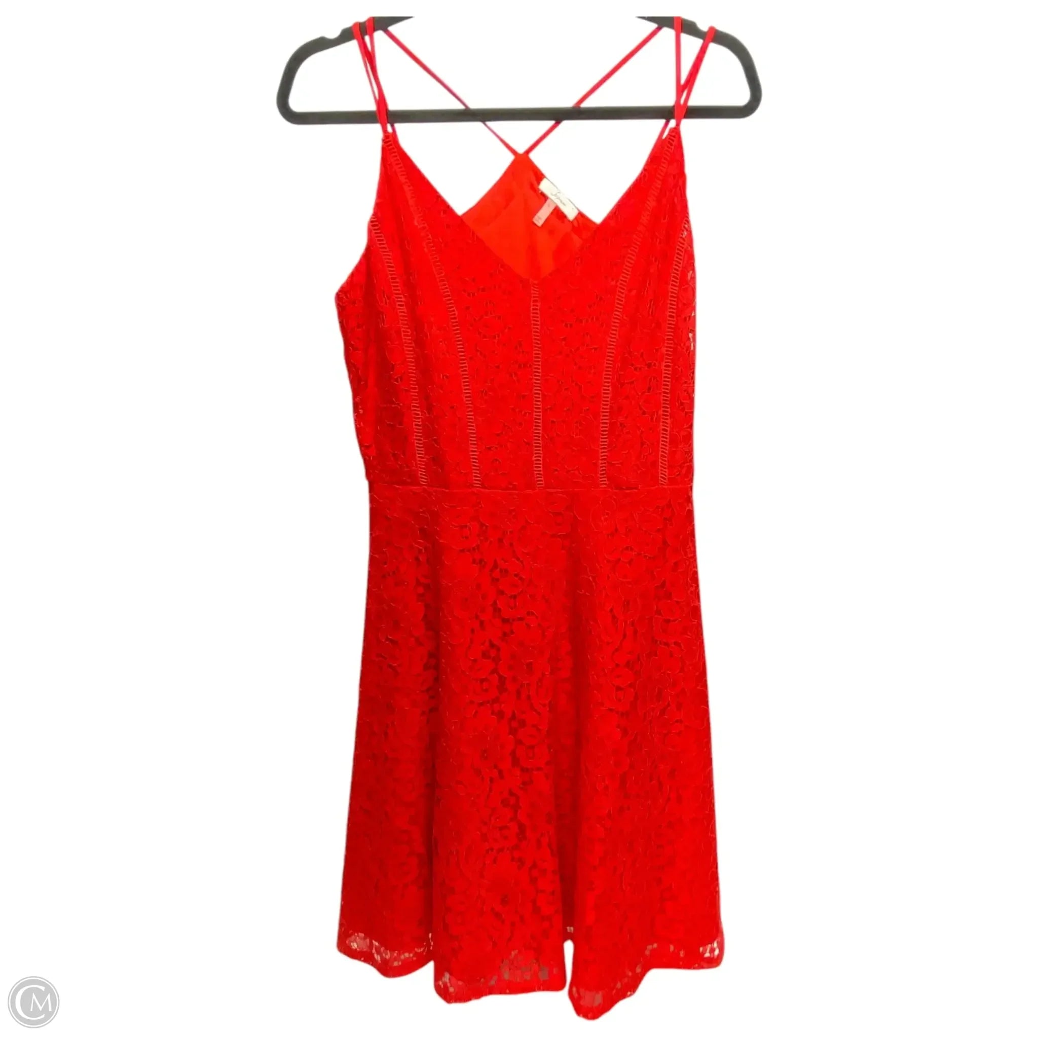 Dress Party Short By Soprano In Red, Size: L Tunics Distressed trendy