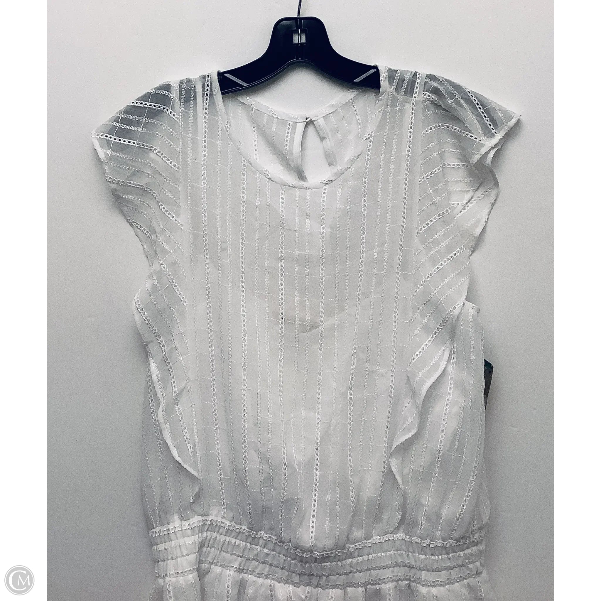 Dress Casual Short By Rachel Roy In White, Size: L Tunics Stylish modern