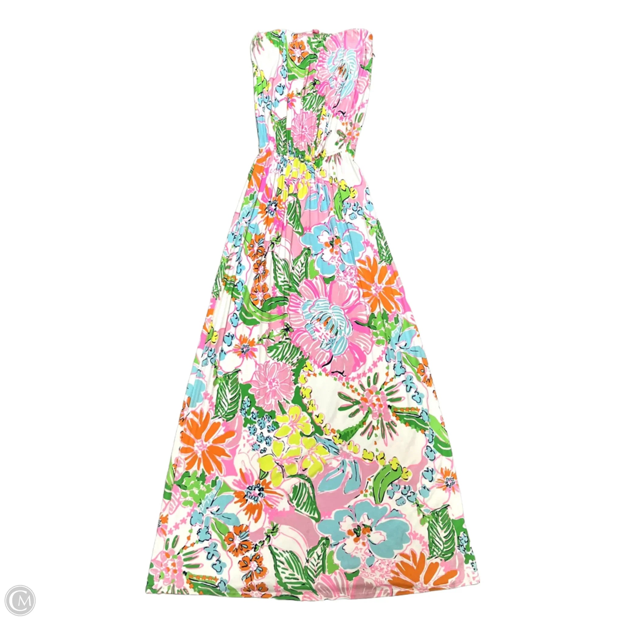 Dress Casual Maxi By Target x Lilly Pulitzer In Floral Print, Size: S Tunics Fall fleece Dress Casual Maxi By Target x Lilly Pulitzer In Floral Print, Size: S Tunics Fall fleece