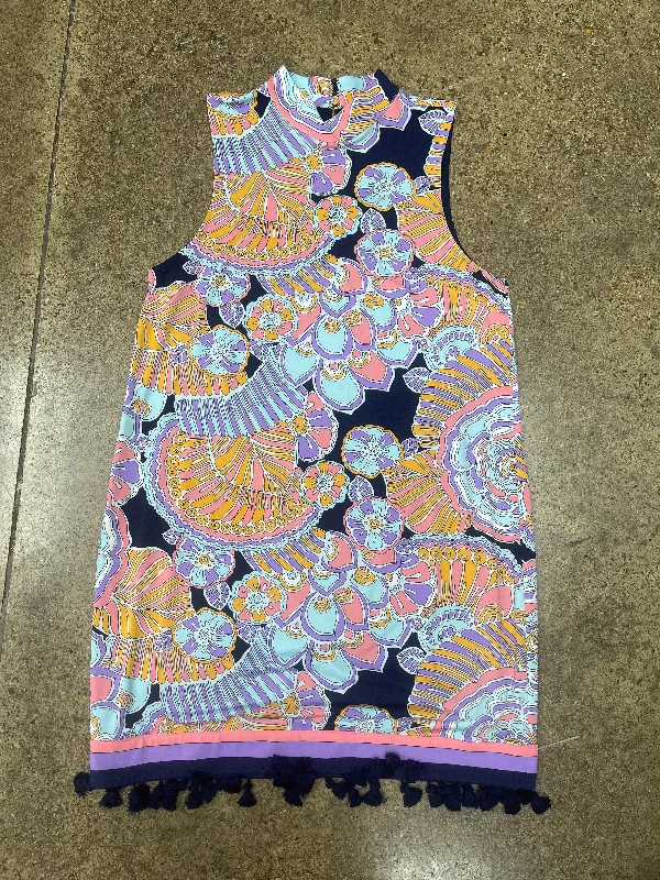 Dress Casual Short By Trina Turk In Multi, Size:L Tunics stripes playful