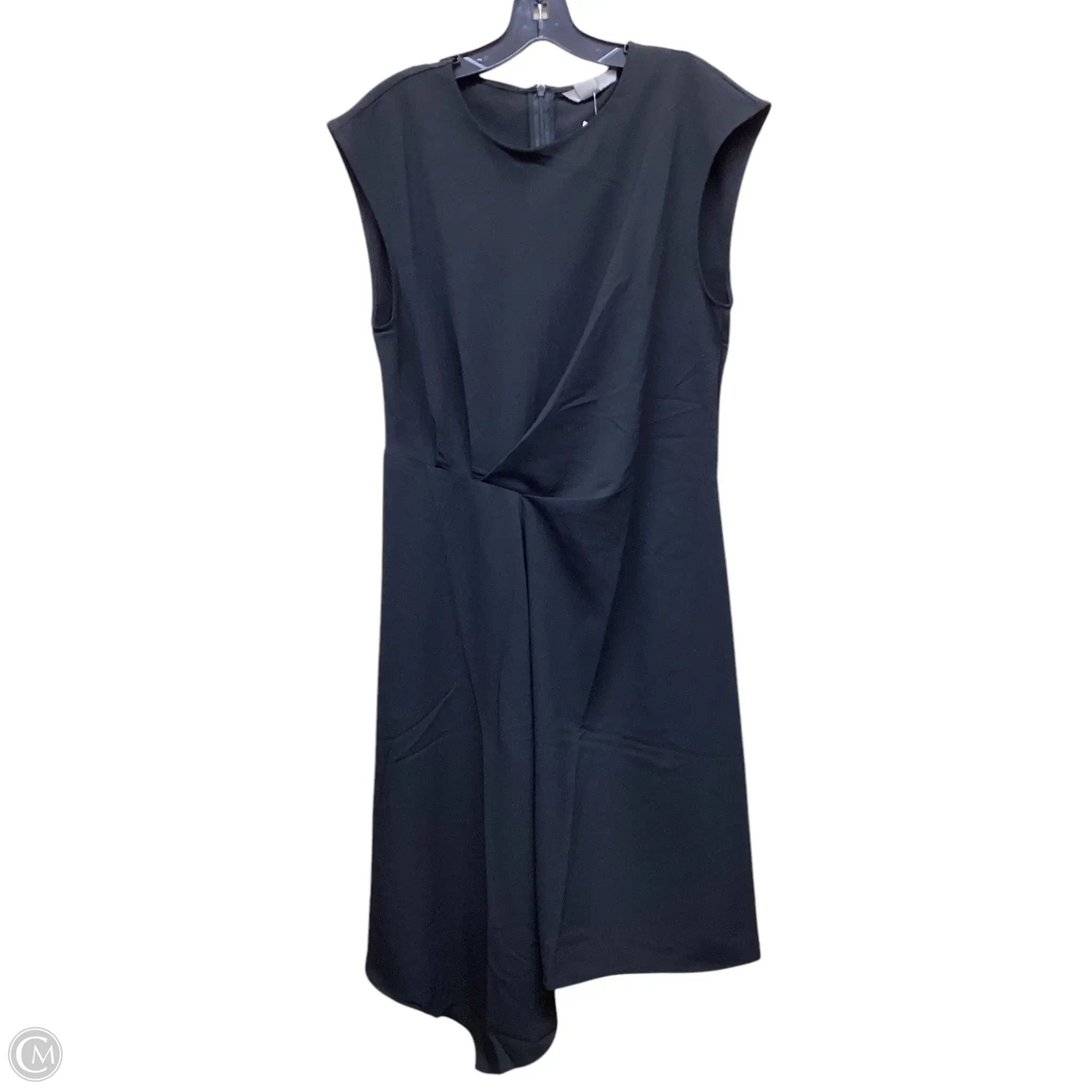 Dress Casual Midi By H&m In Black, Size: M Tunics Long Elegant