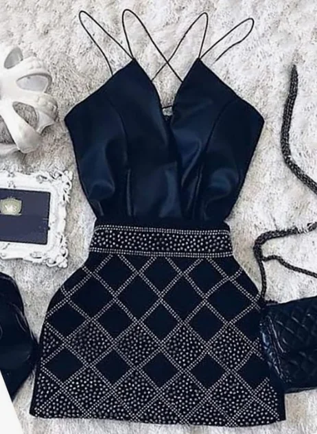 Spaghetti Strap Mini Dress Homecoming Dresses cg3171 Stylish Short Sleeve Mini Dress