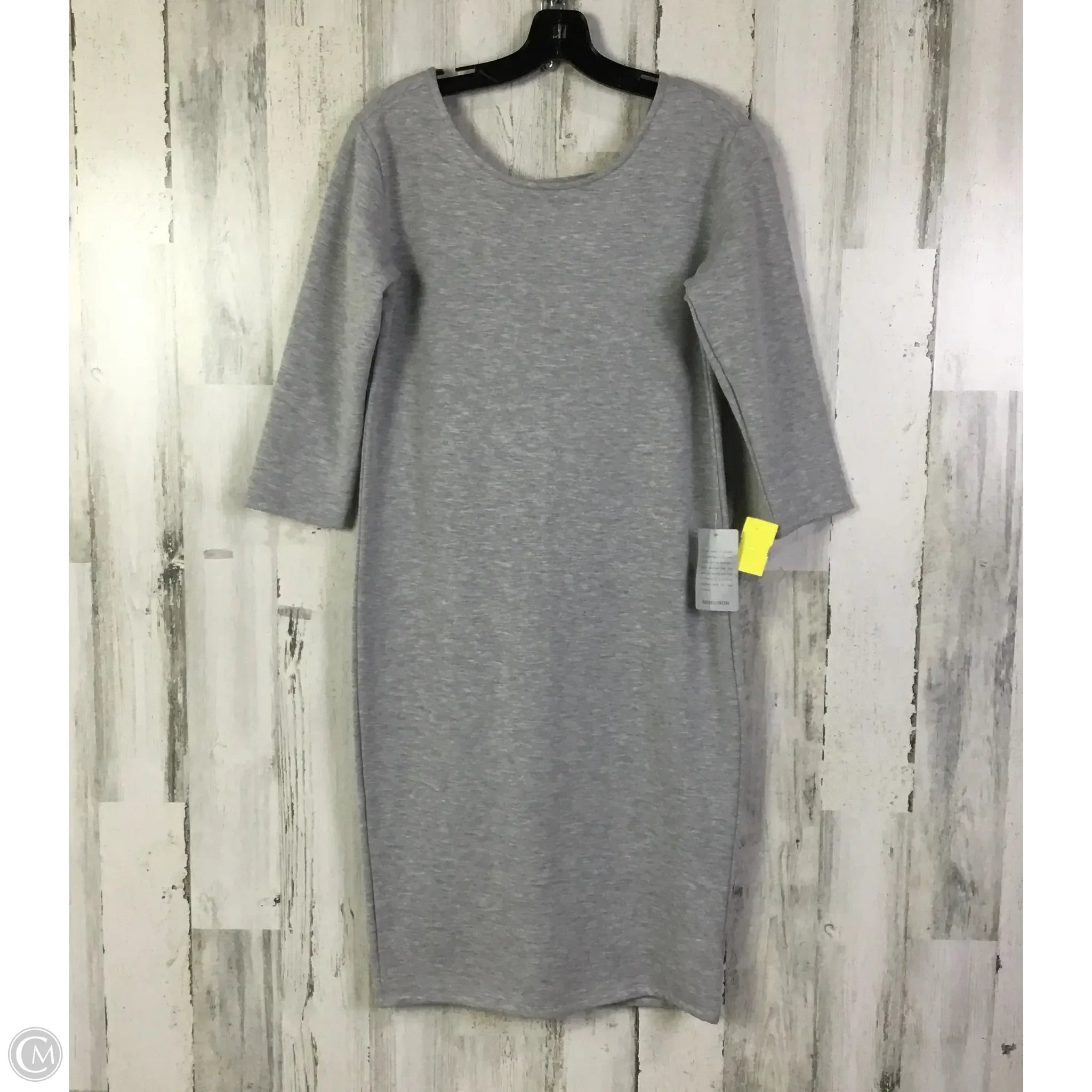 Dress Casual Short By Bobeau In Grey, Size: S Tunics Chic fashionable