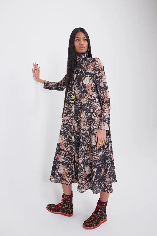 Java dress in Trail print Tunics Ceremony elegant