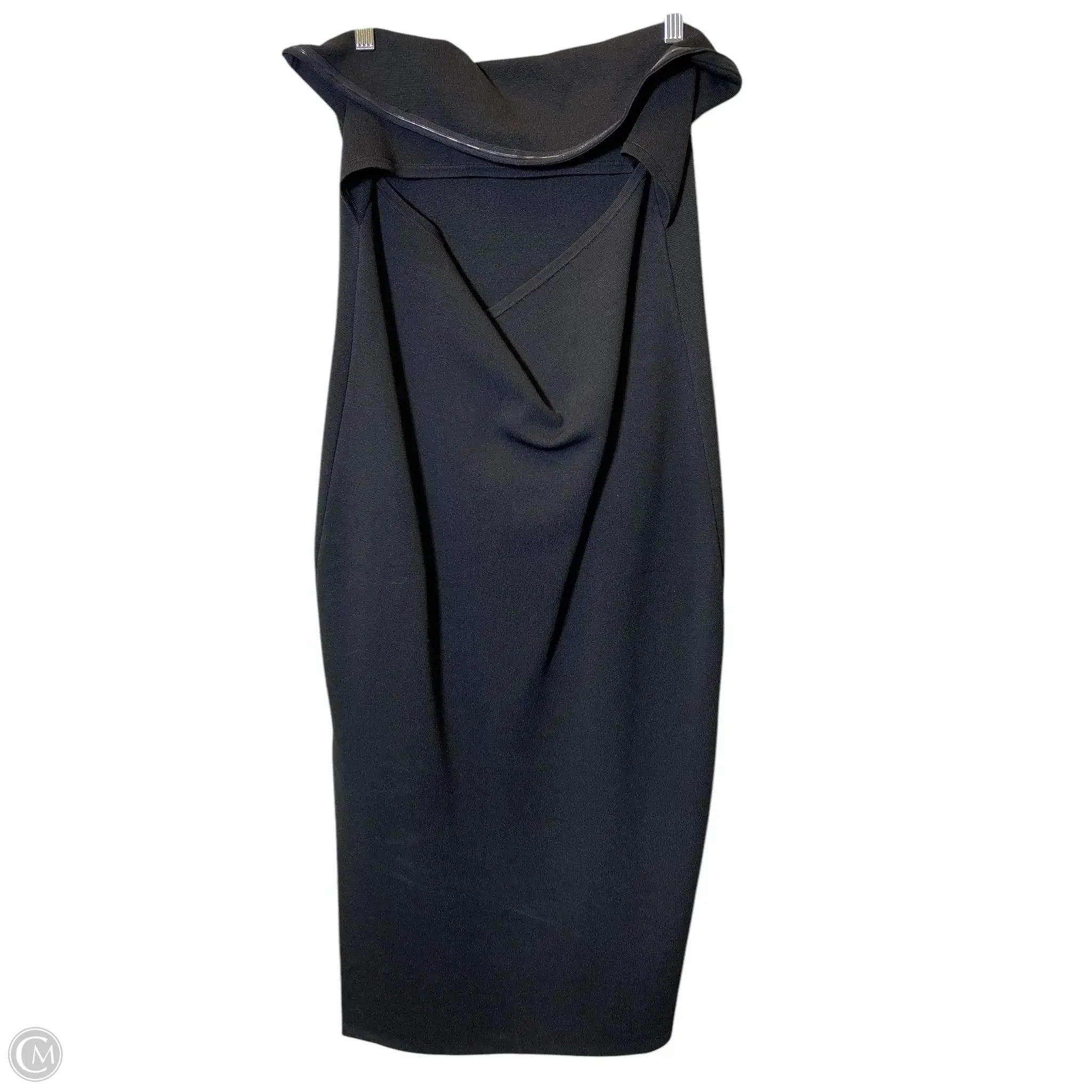 Dress Party Midi By Express In Black, Size: Xl Tunics Chic fashionable