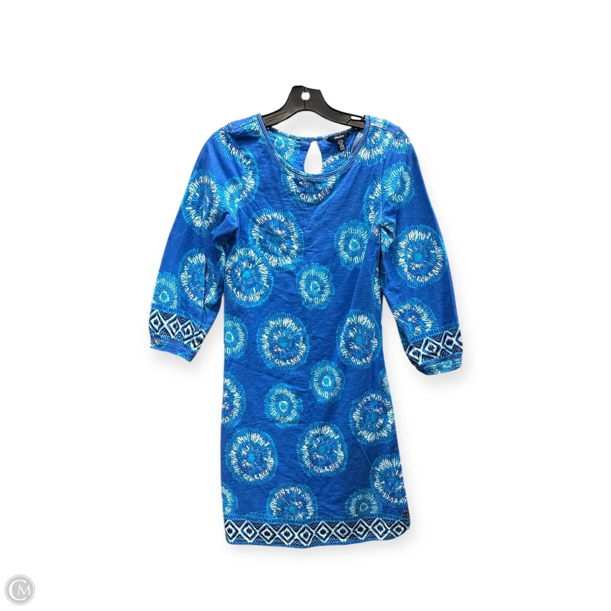 Dress Casual Midi By Hatley In Blue & White, Size: Xs Tunics Versatile functional