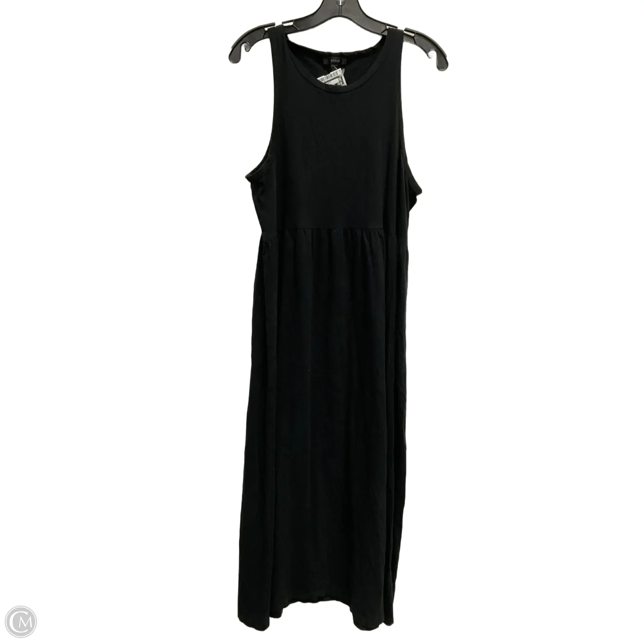 Dress Casual Maxi By J. Crew In Black, Size: L Tunics Polka dots