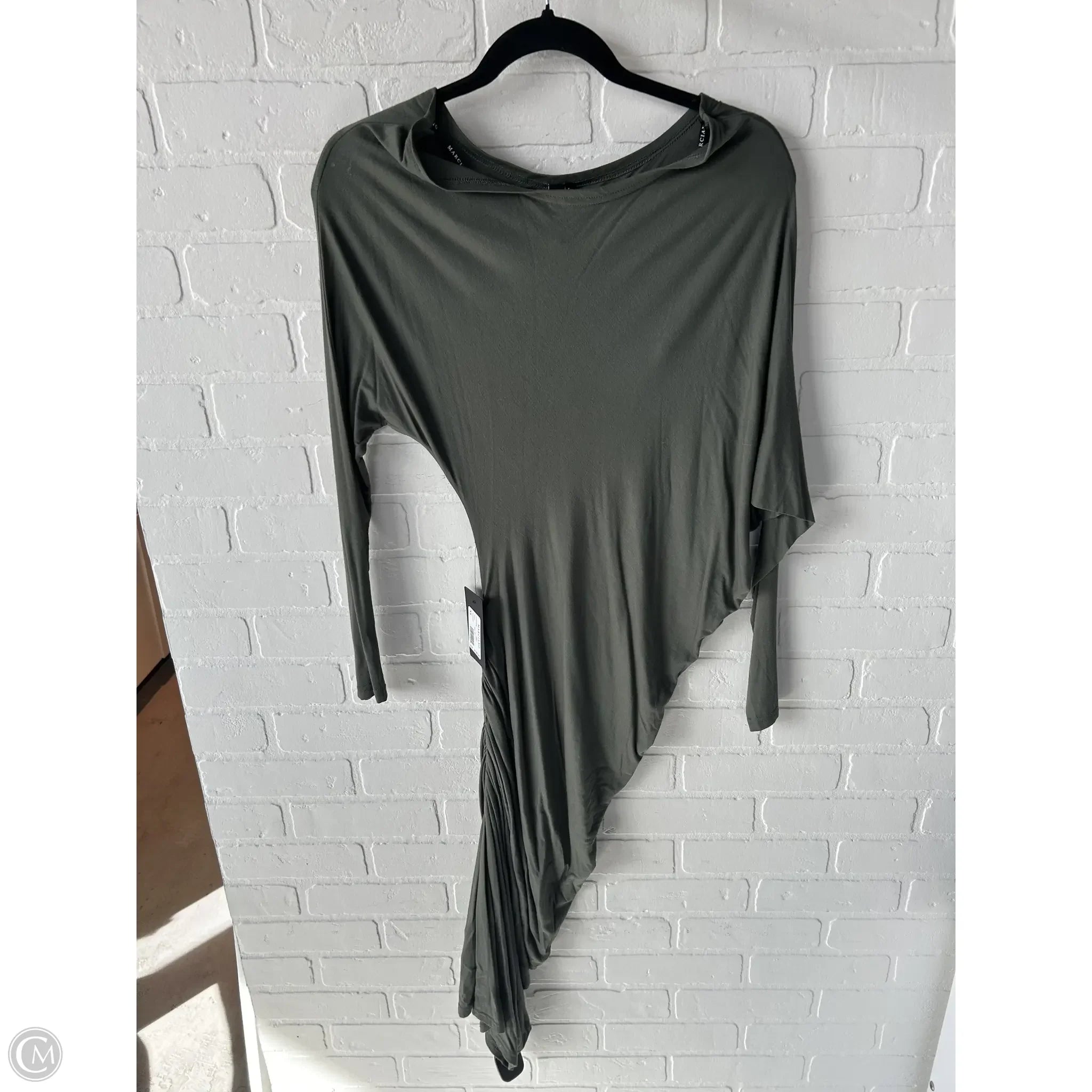 Dress Casual Midi By Marciano In Green, Size: Xs Tunics Fleece cozy