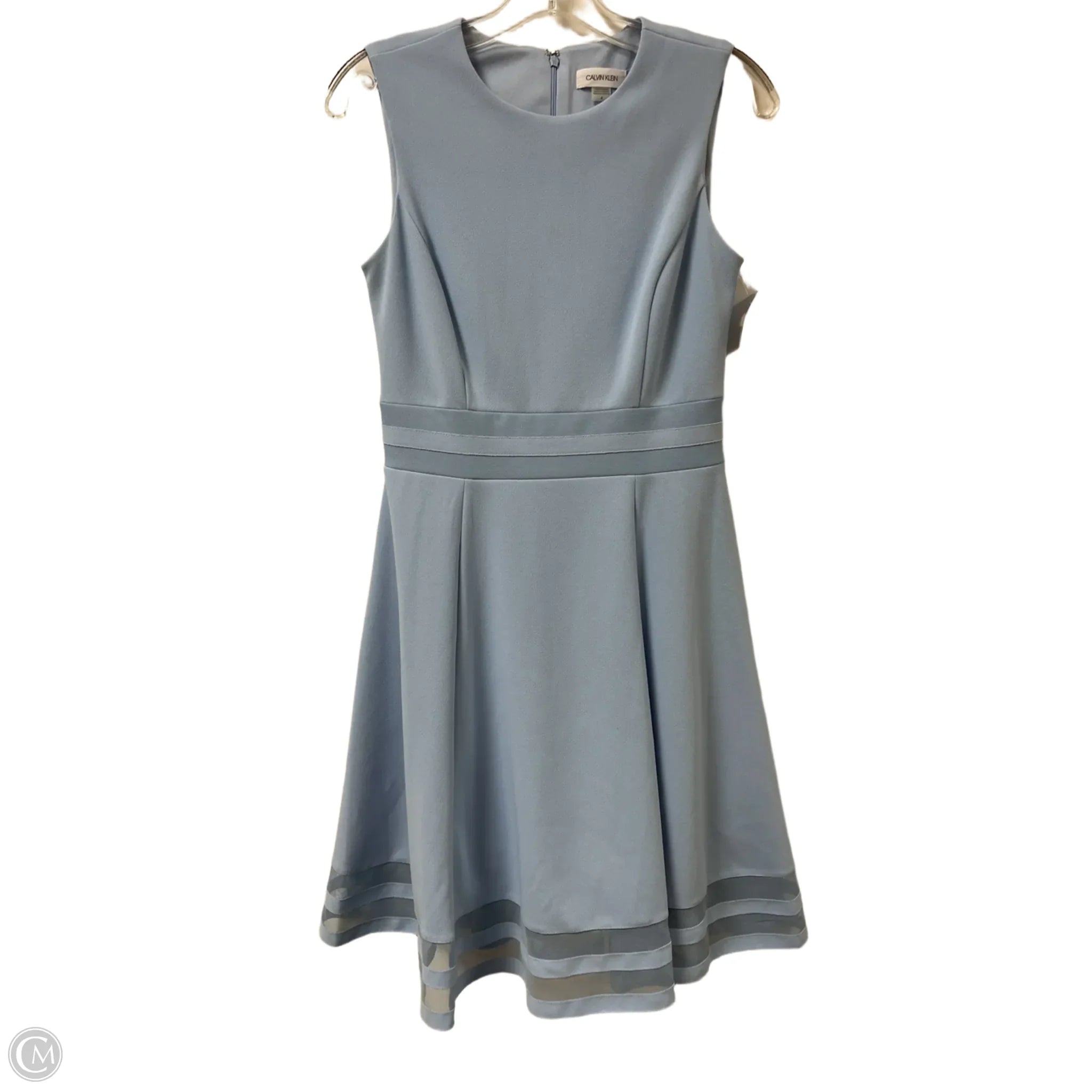 Dress Casual Short By Calvin Klein In Blue, Size: S Tunics Practical easy-care