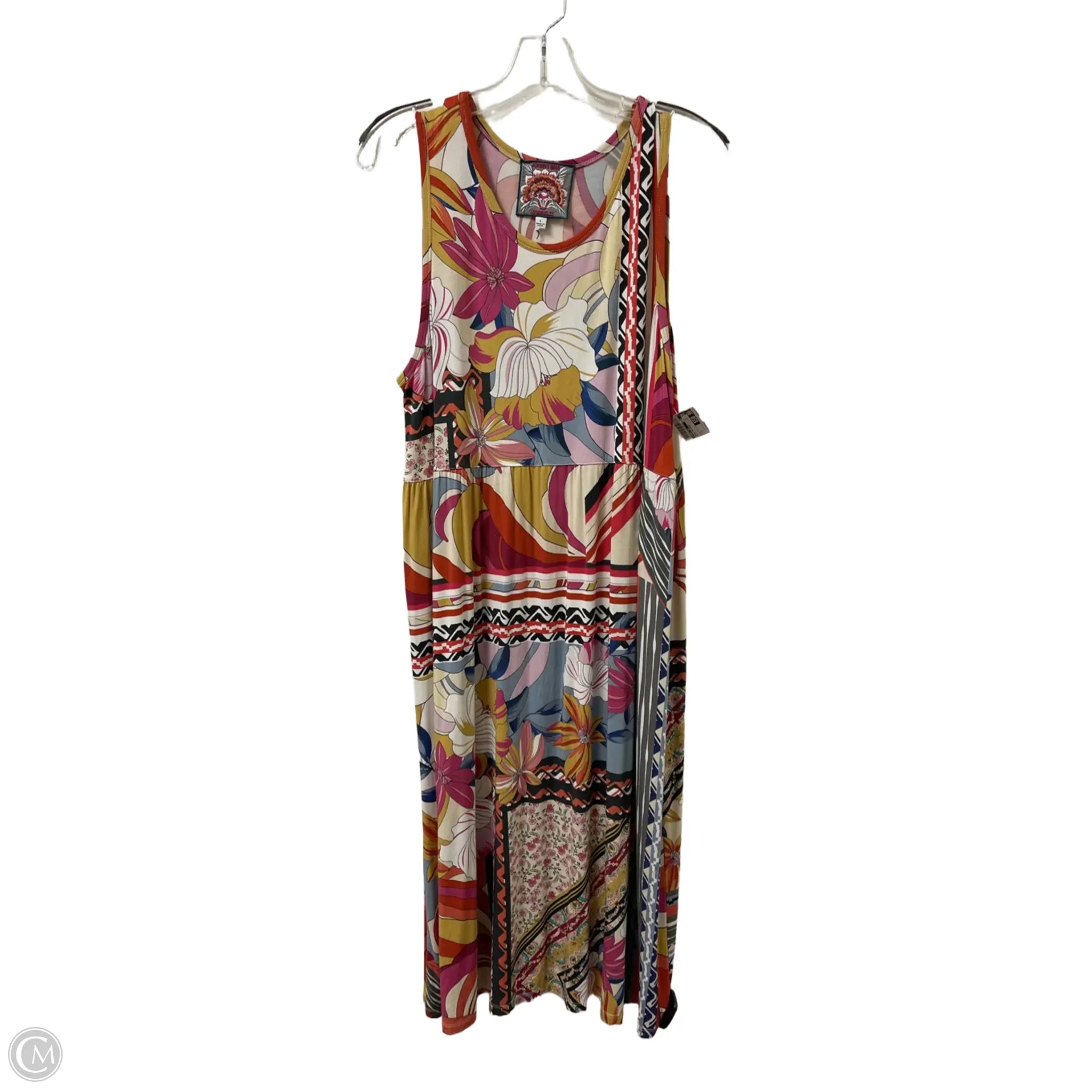 Dress Designer By Johnny Was In Multi-colored, Size: L Tunics Travel practical