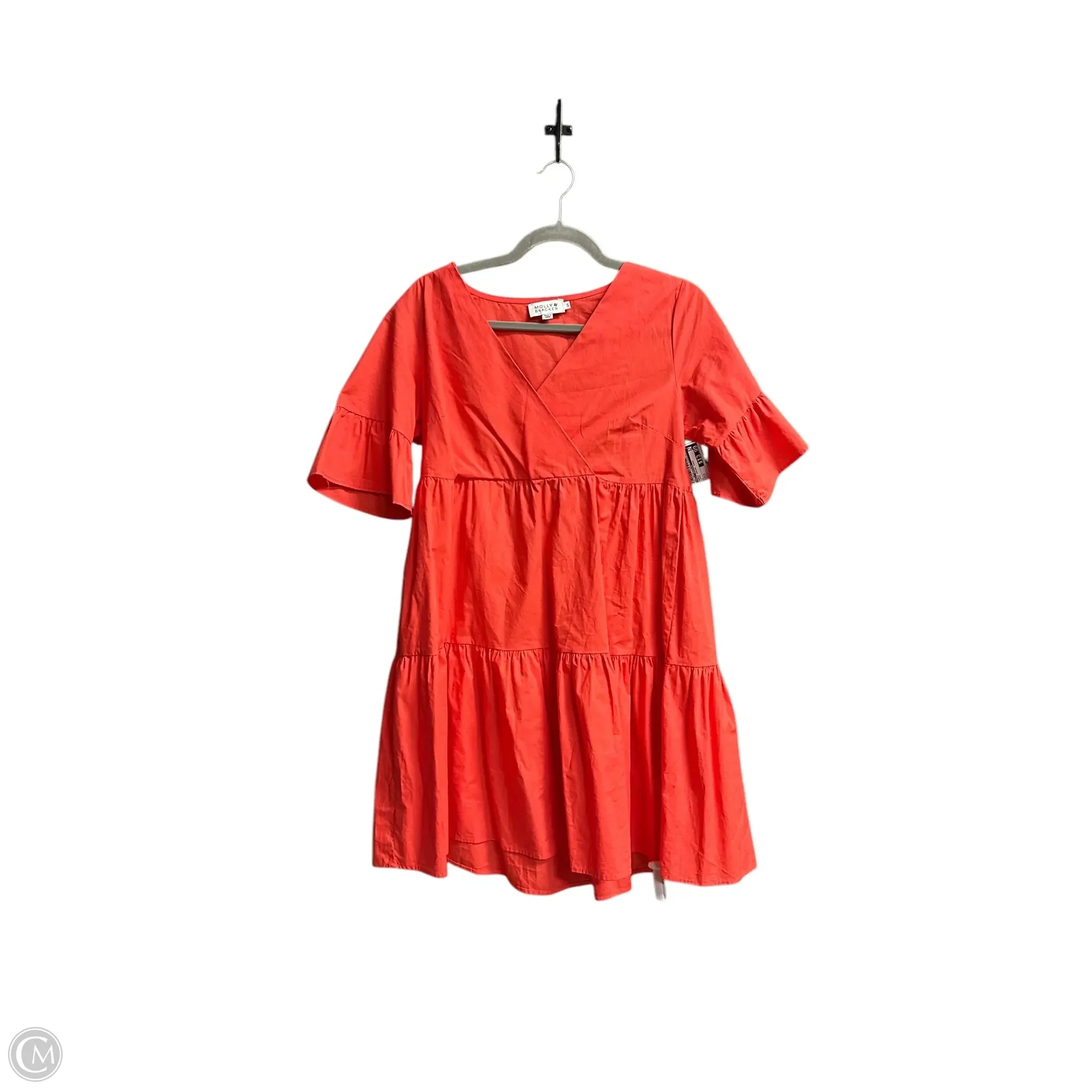 Dress Casual Short By Molly Bracken In Coral, Size: S Tunics Versatile all-occasion